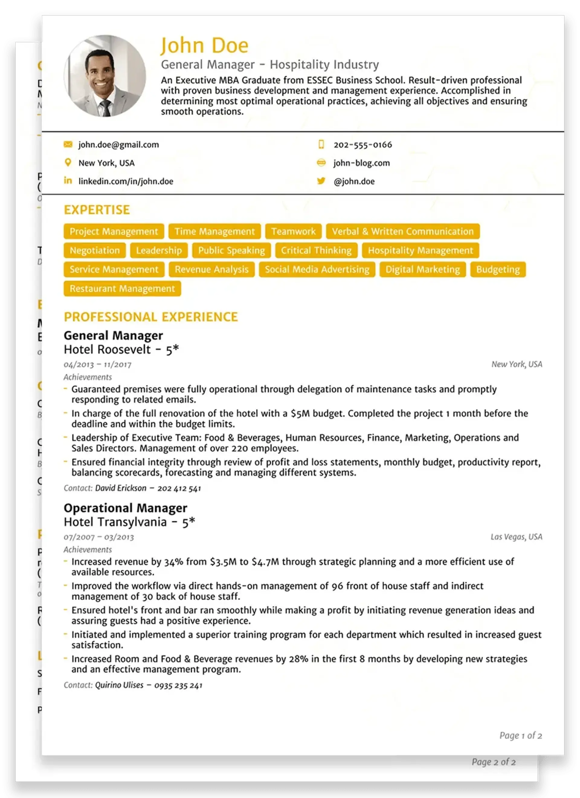 2 page resume drafts basic two pages resume