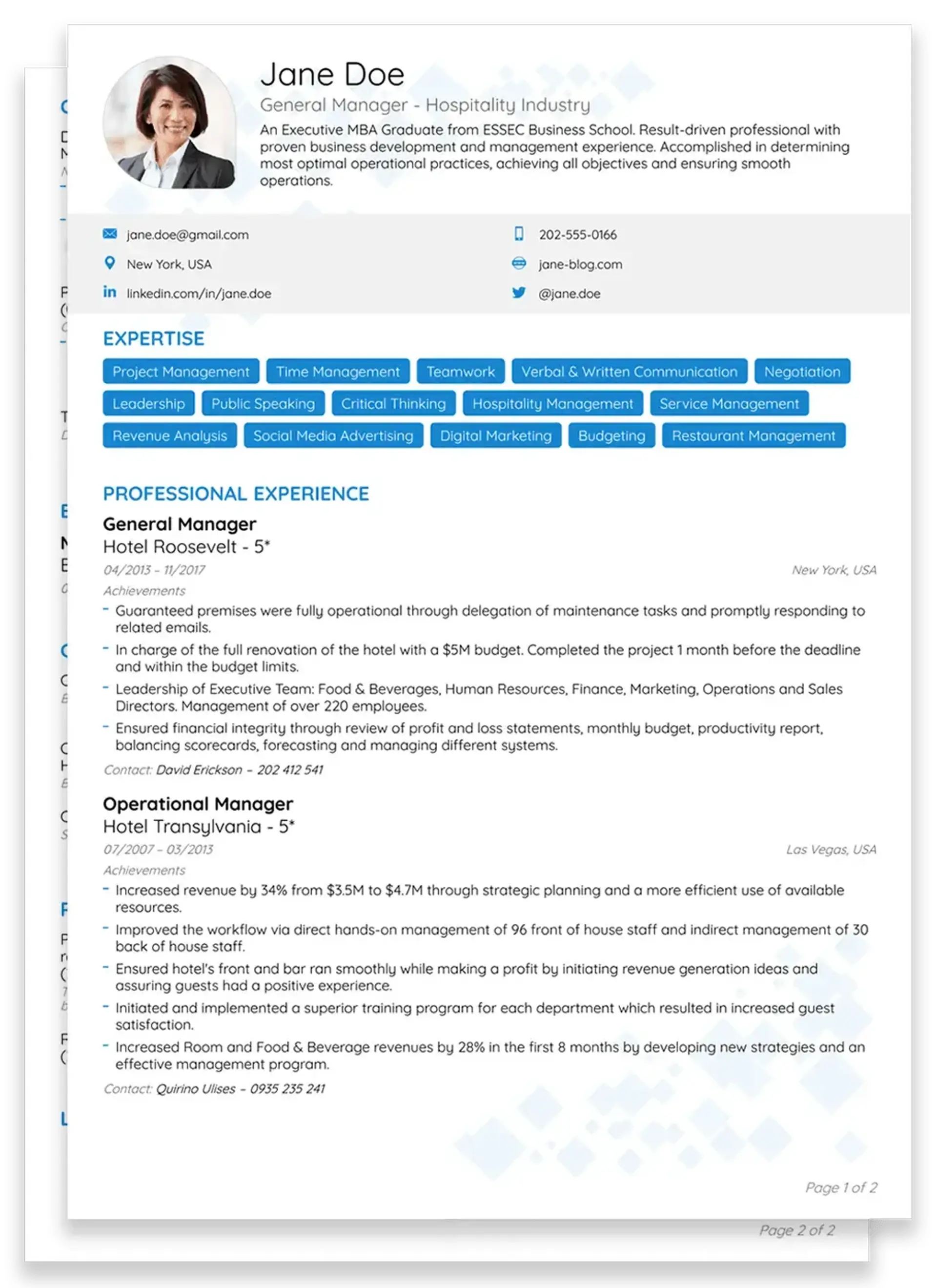 2 page resume drafts two pages executive resume