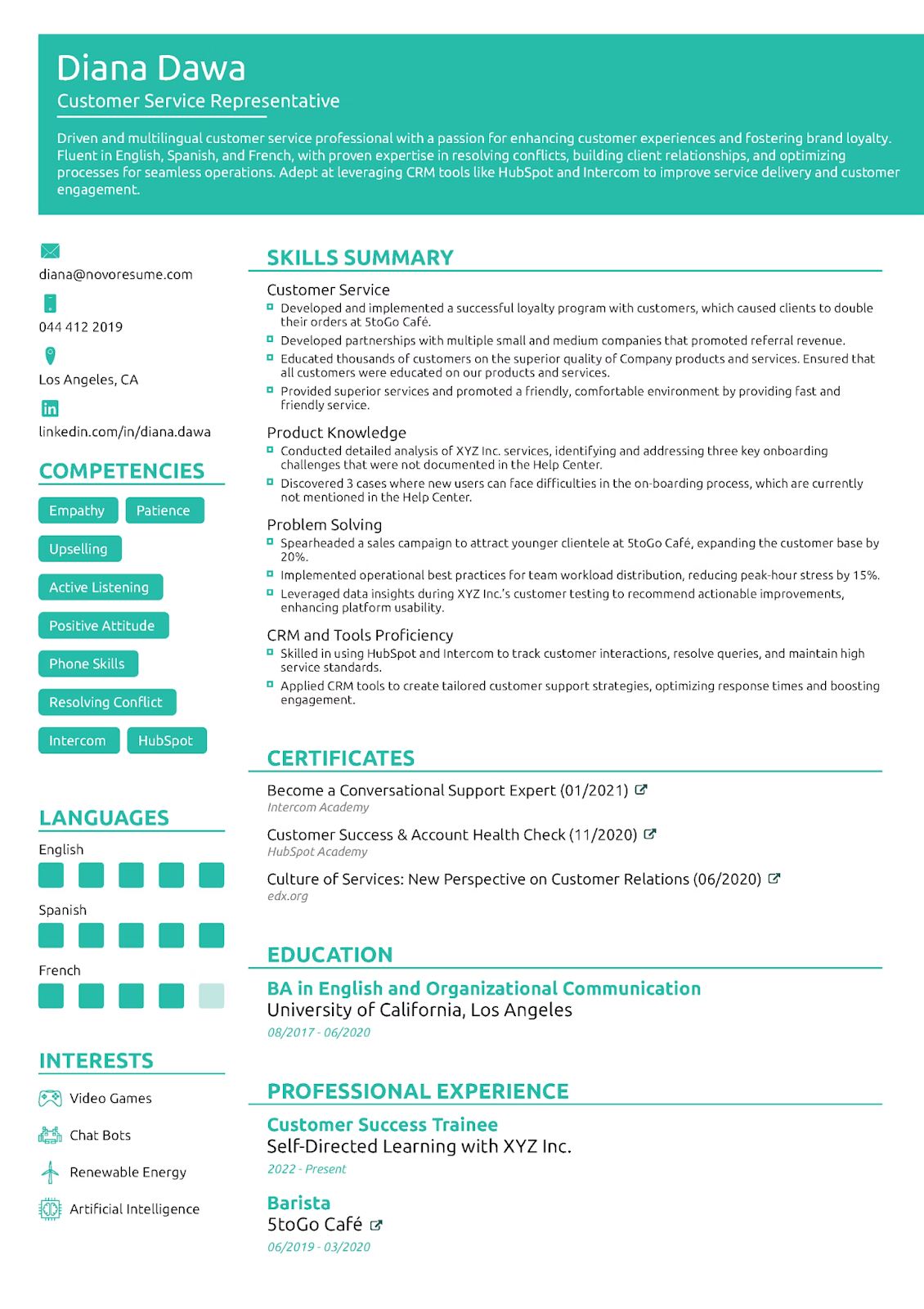 Functional-Resume-Template