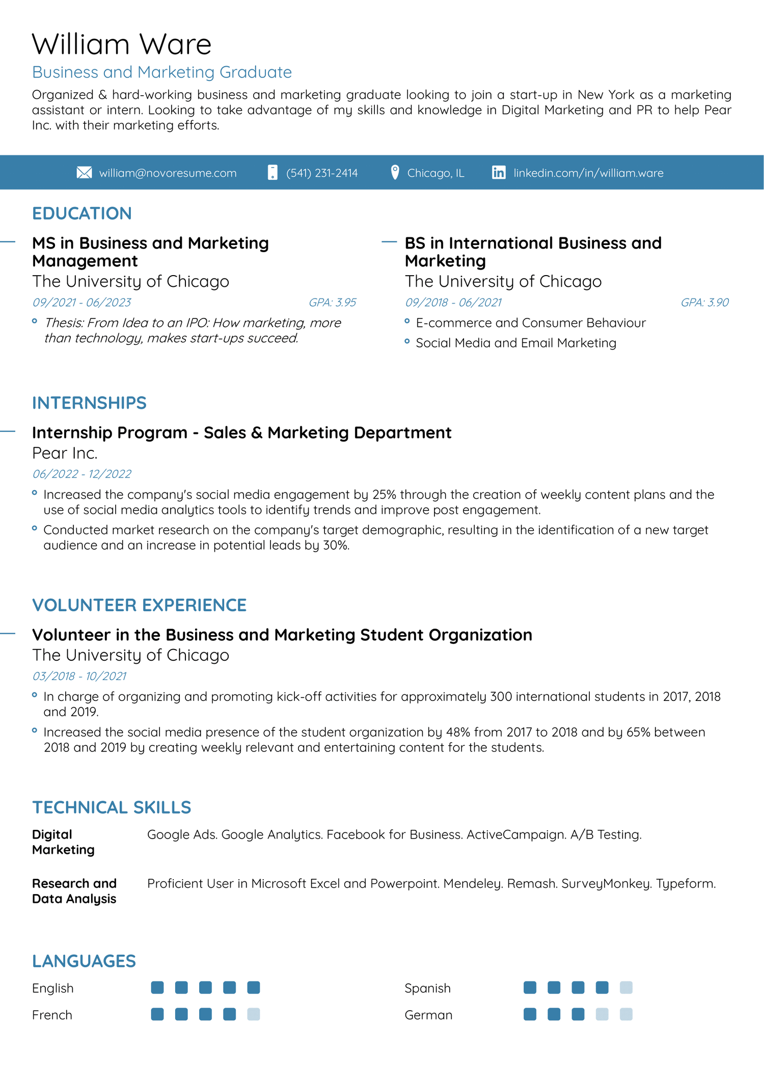 Simple-Student-Resume-Template