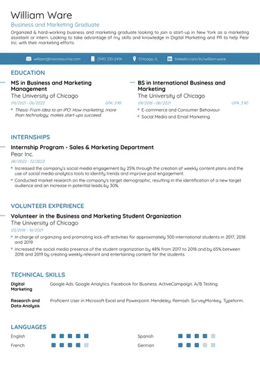 Simple-Student-Resume-Template