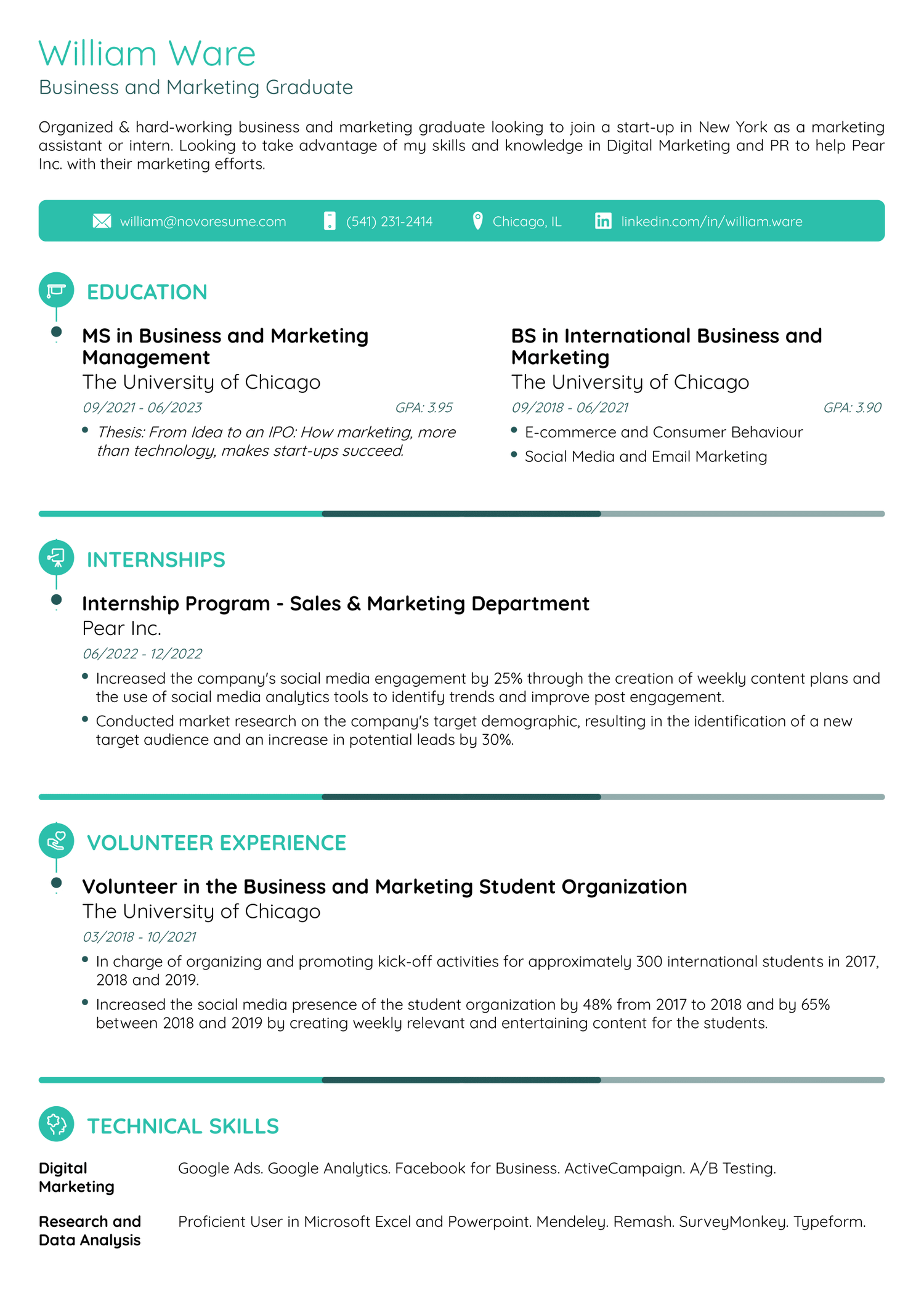 Skill-Based-Student-Resume-Template