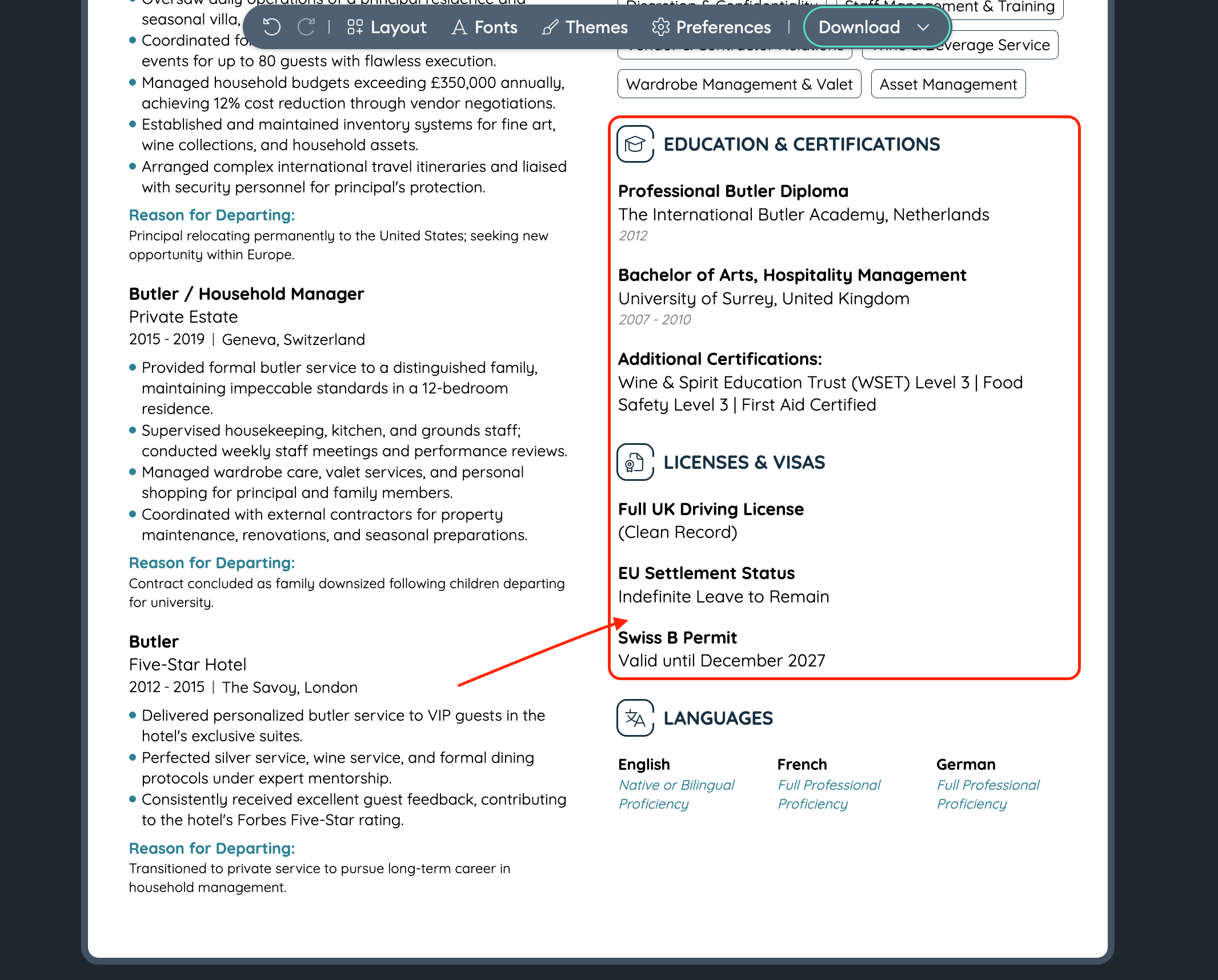 add-education-and-certifications-for-tiba-applications