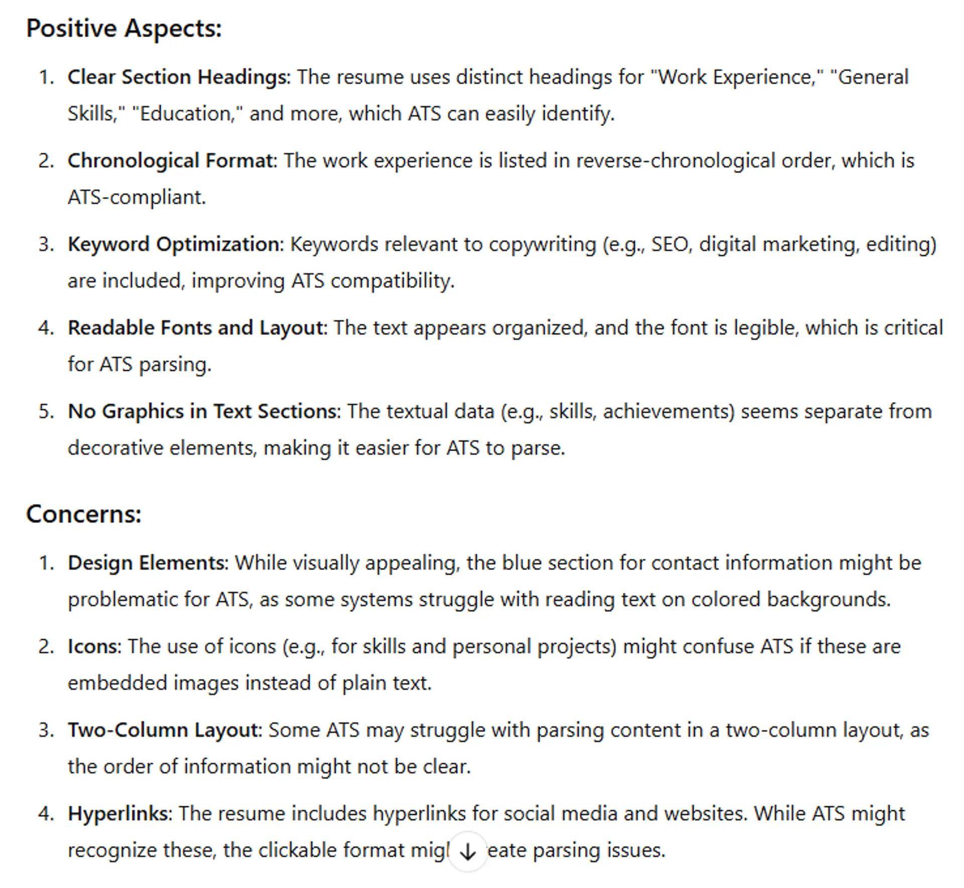 ai resume trends drafts ChatGPT output for