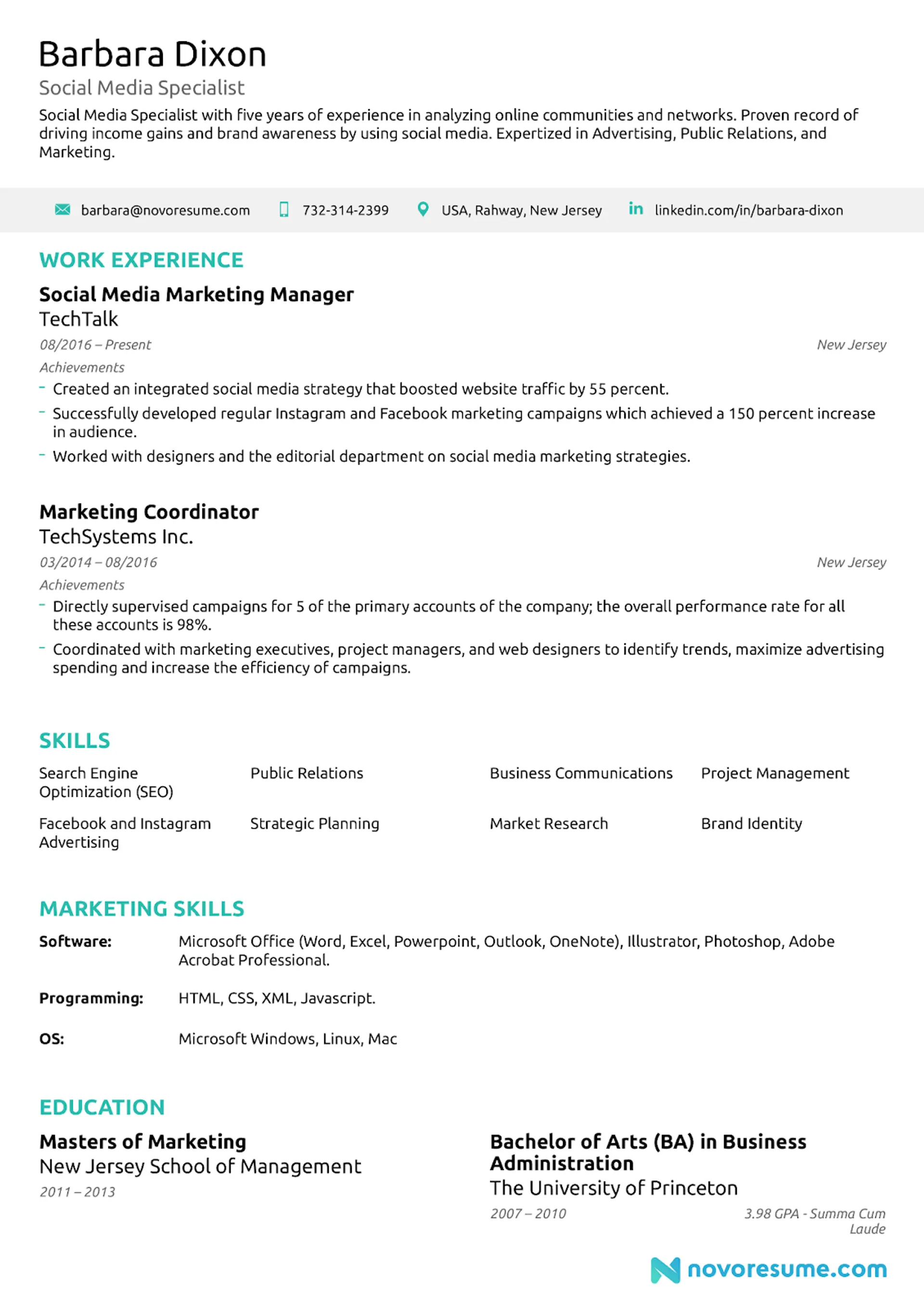 applicant tracking system drafts ATS friendly