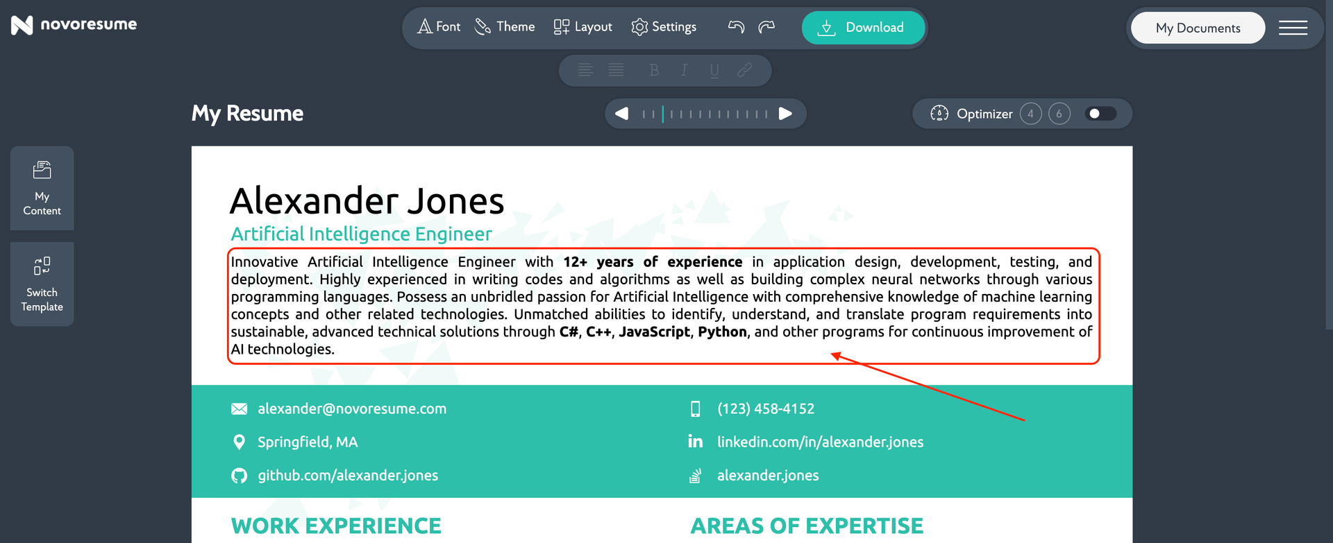 artificial intelligence engineer resume drafts resume summary for ai engineer