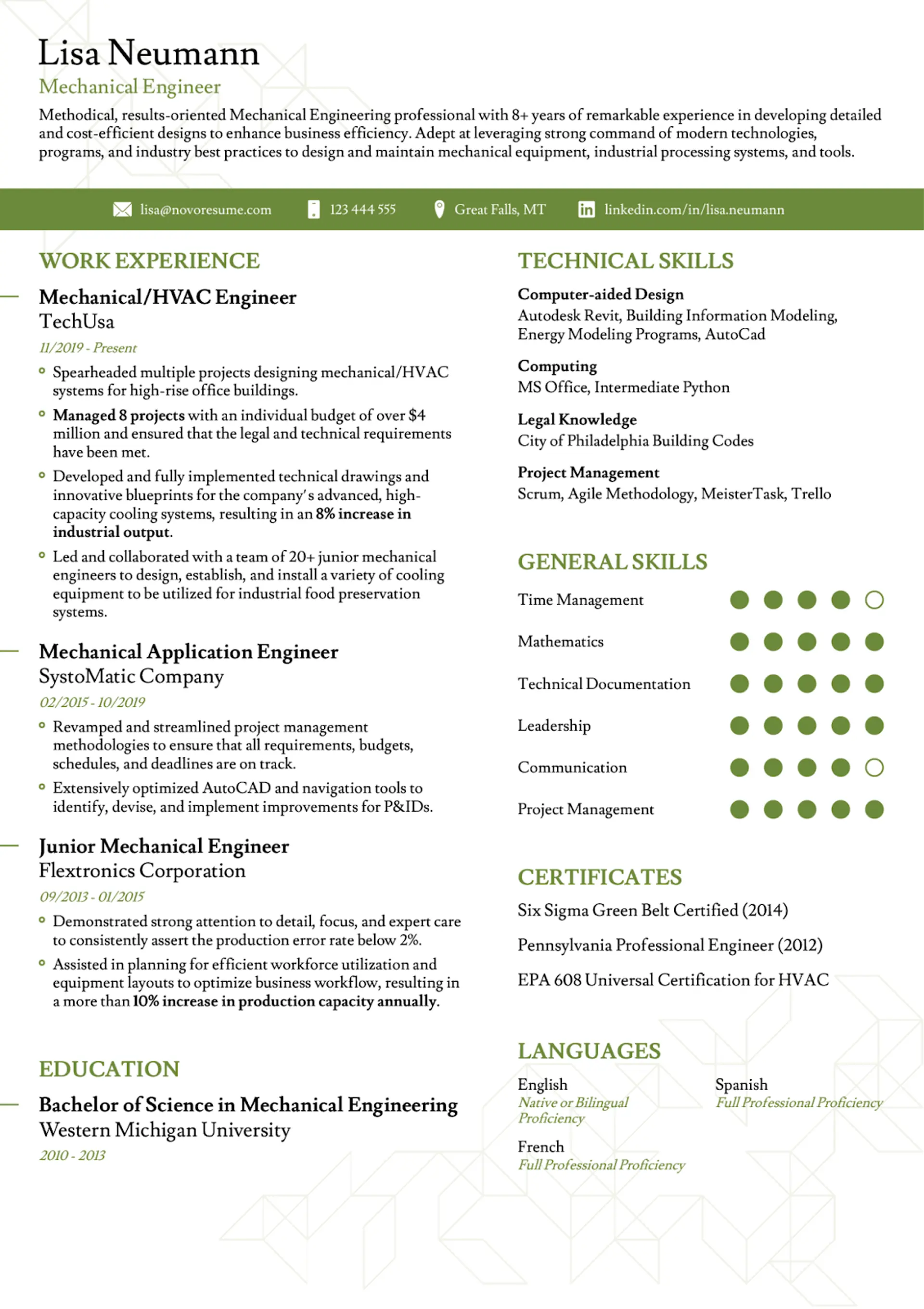 ats resume drafts Simple ATS Resume