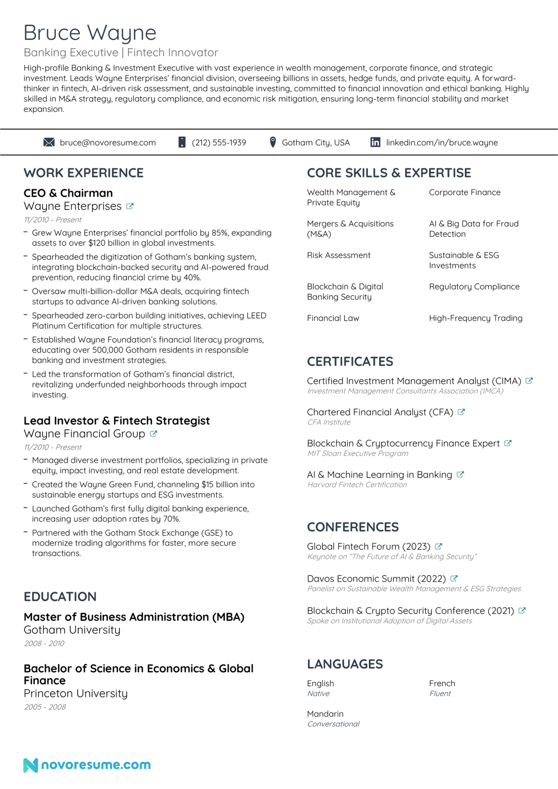 banking resume drafts banking resume