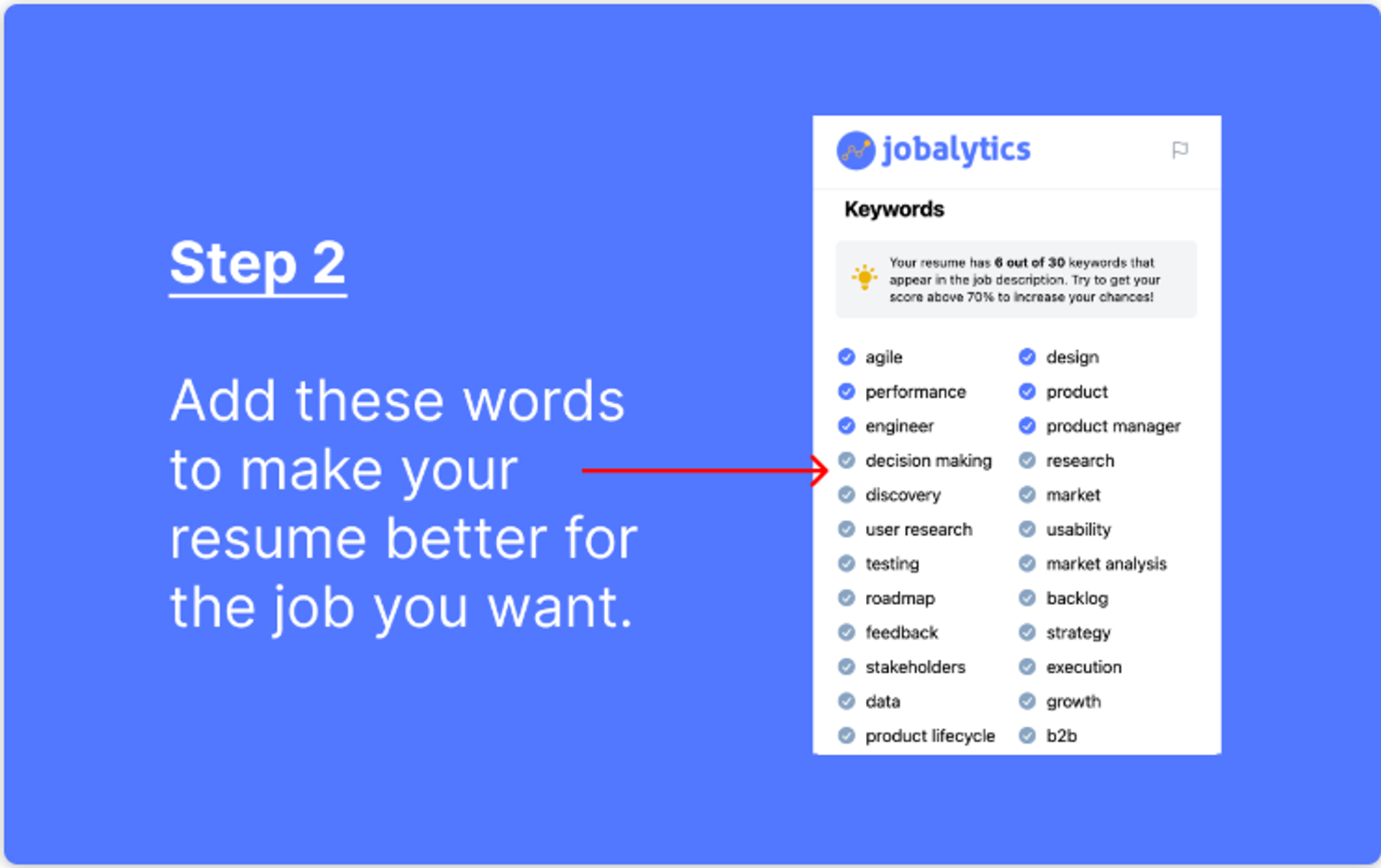 best ai tools for job seekers drafts Jobalytics Step