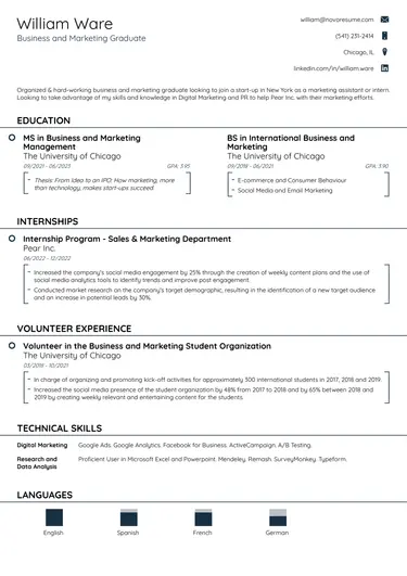 best-modern-resume-template-for-students