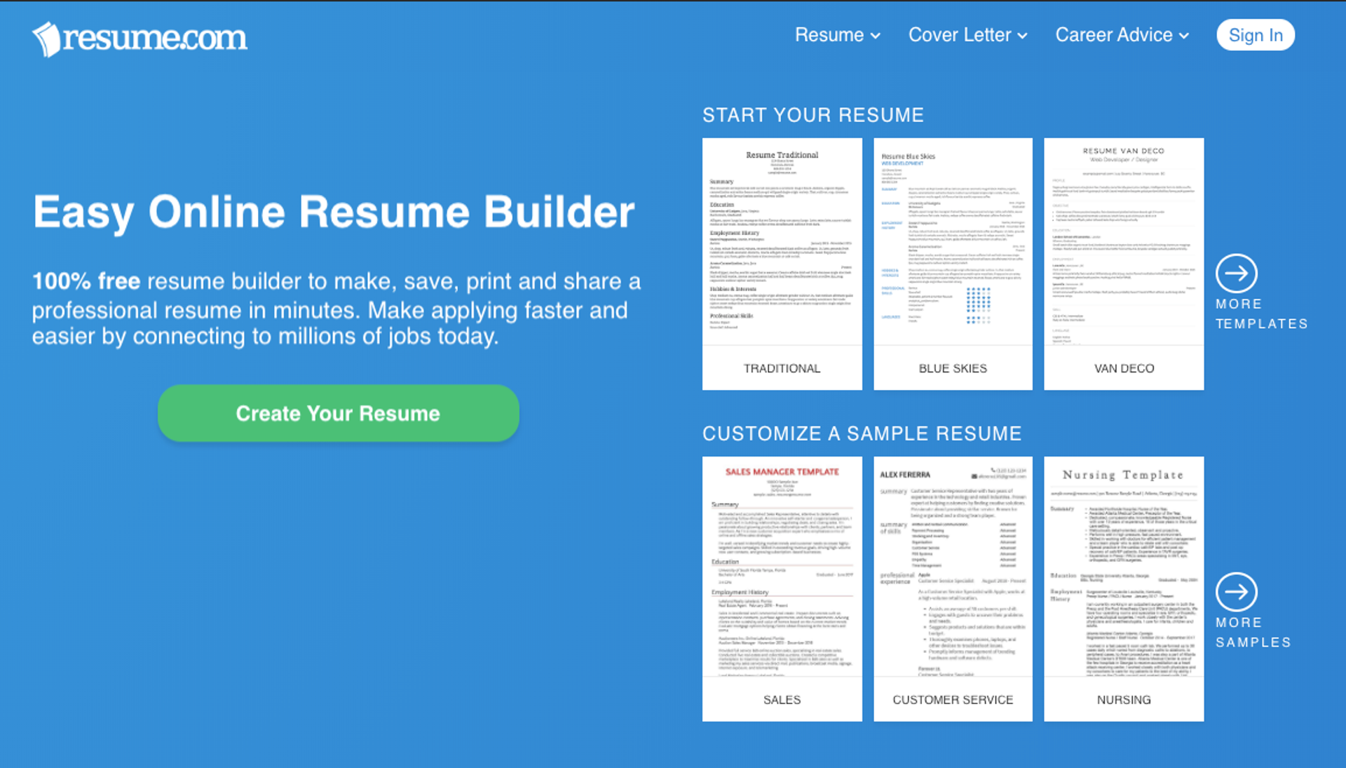 best online resume builders drafts