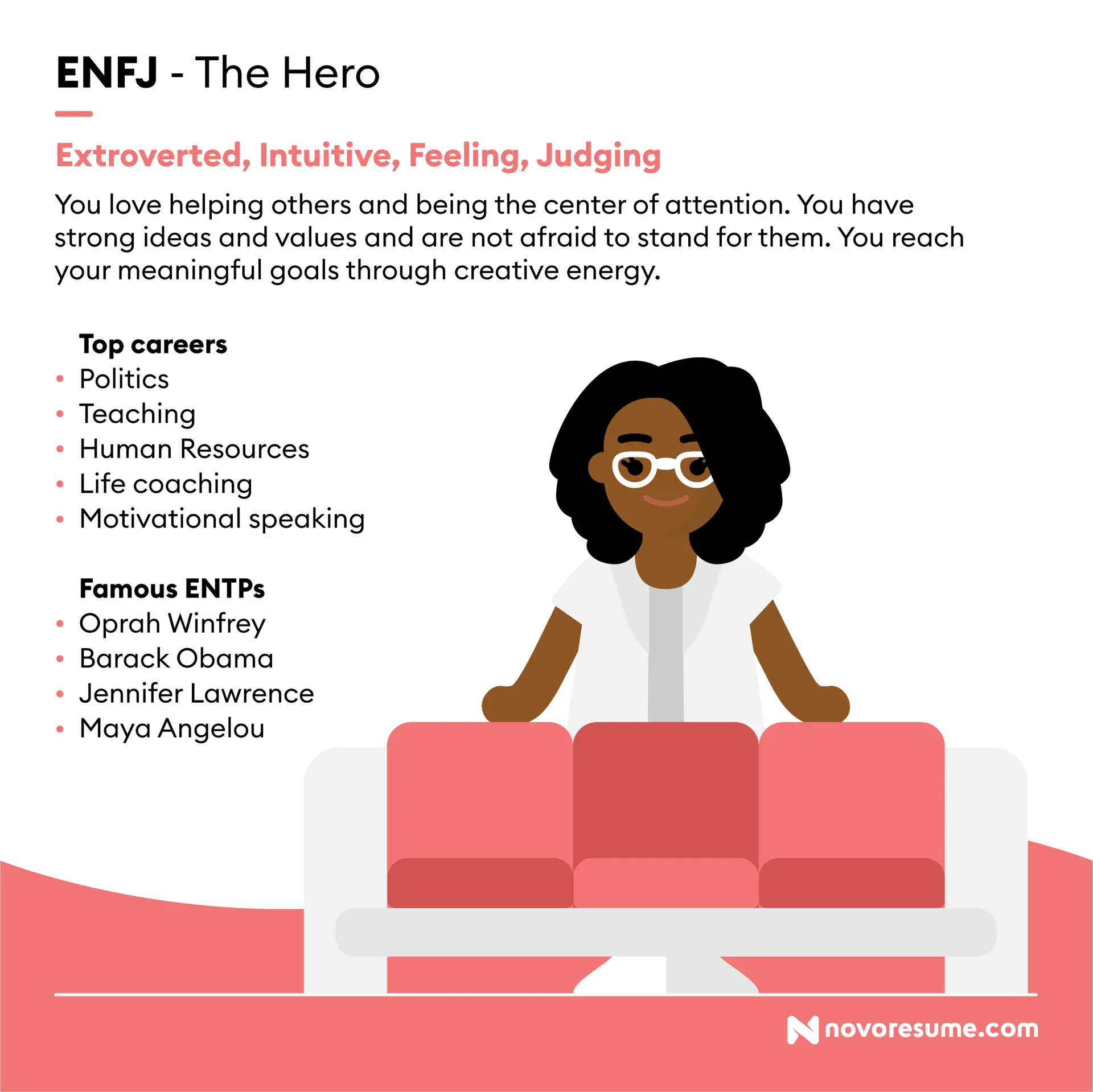 career paths for every personality drafts ENFJ The