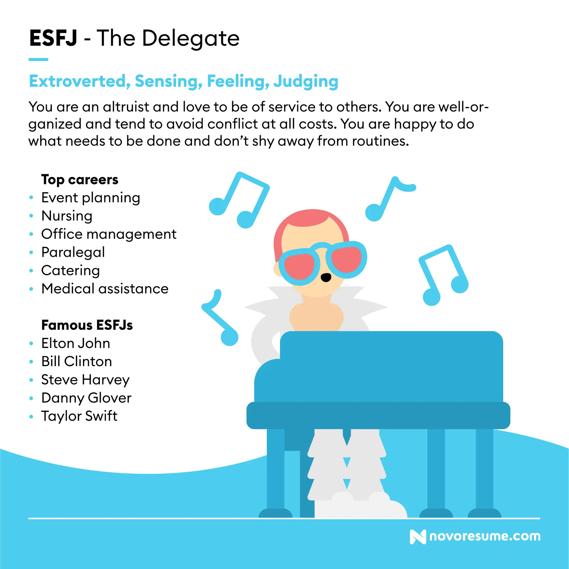 career paths for every personality drafts ESFJ The