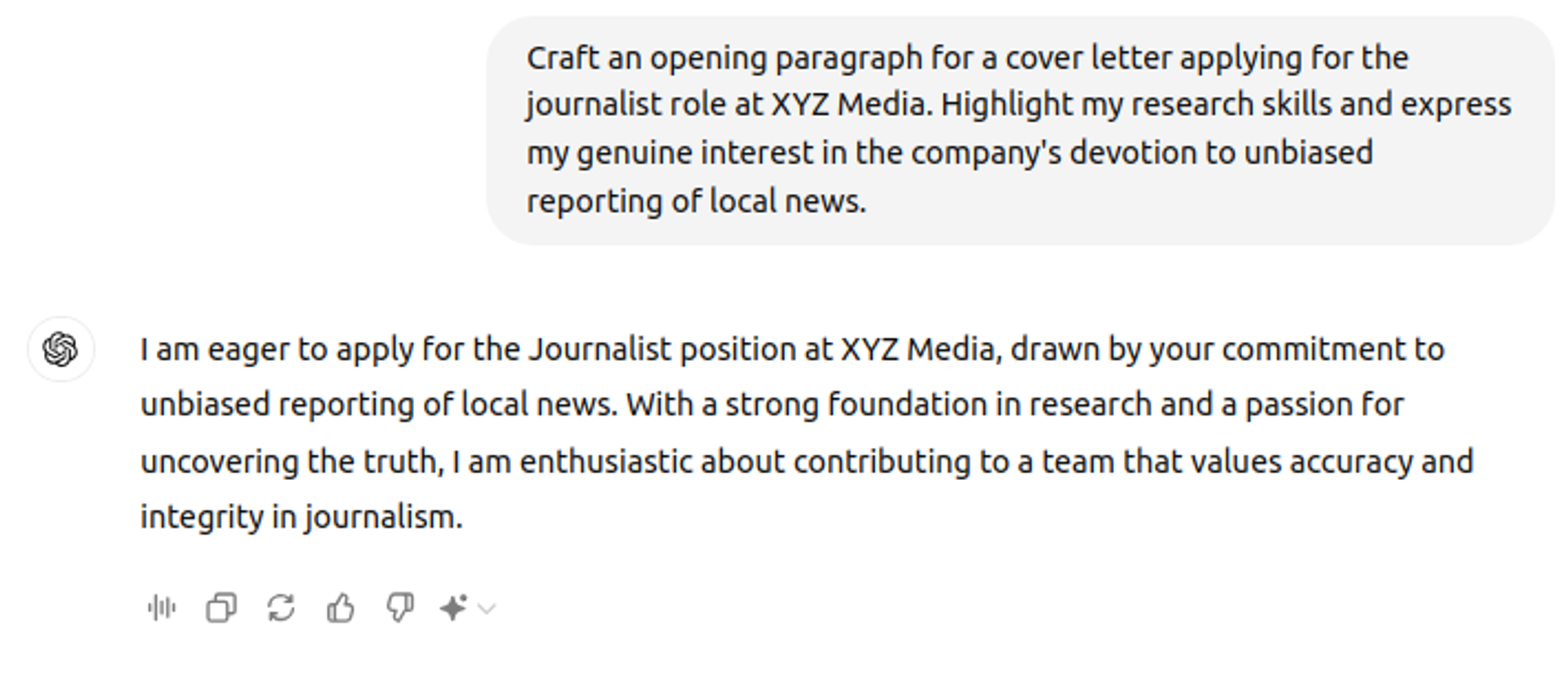 chatgpt cover letter prompts drafts ChatGPT Prompts to Create an Introduction for Cover