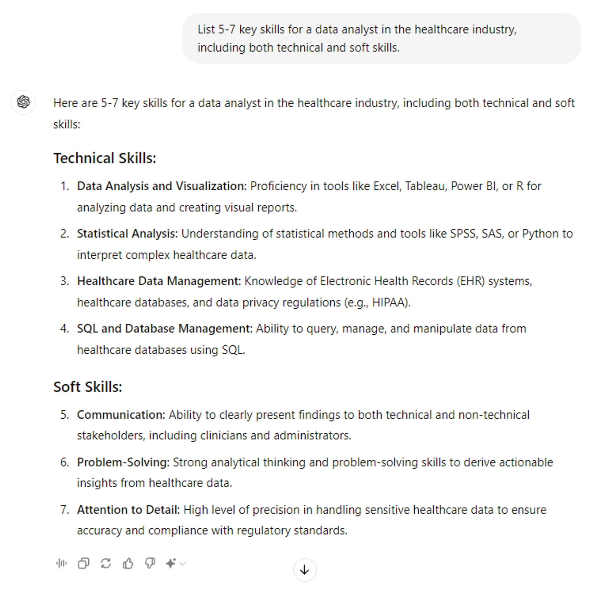 chatgpt resume prompts drafts ChatGPT Skills Section