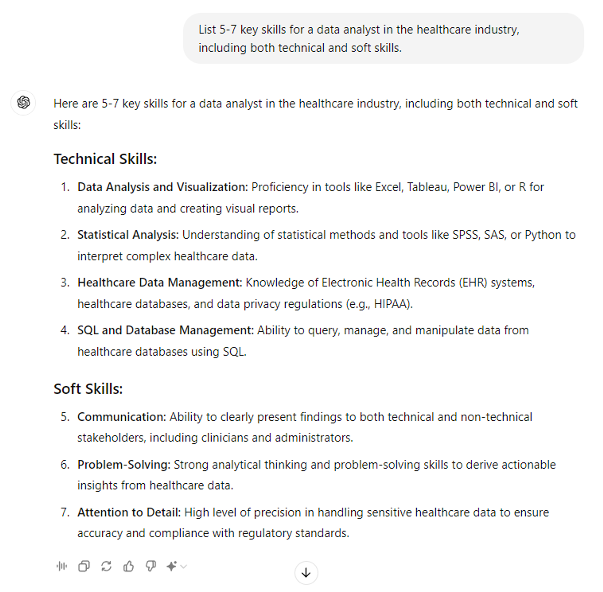 chatgpt resume prompts drafts ChatGPT Skills Section