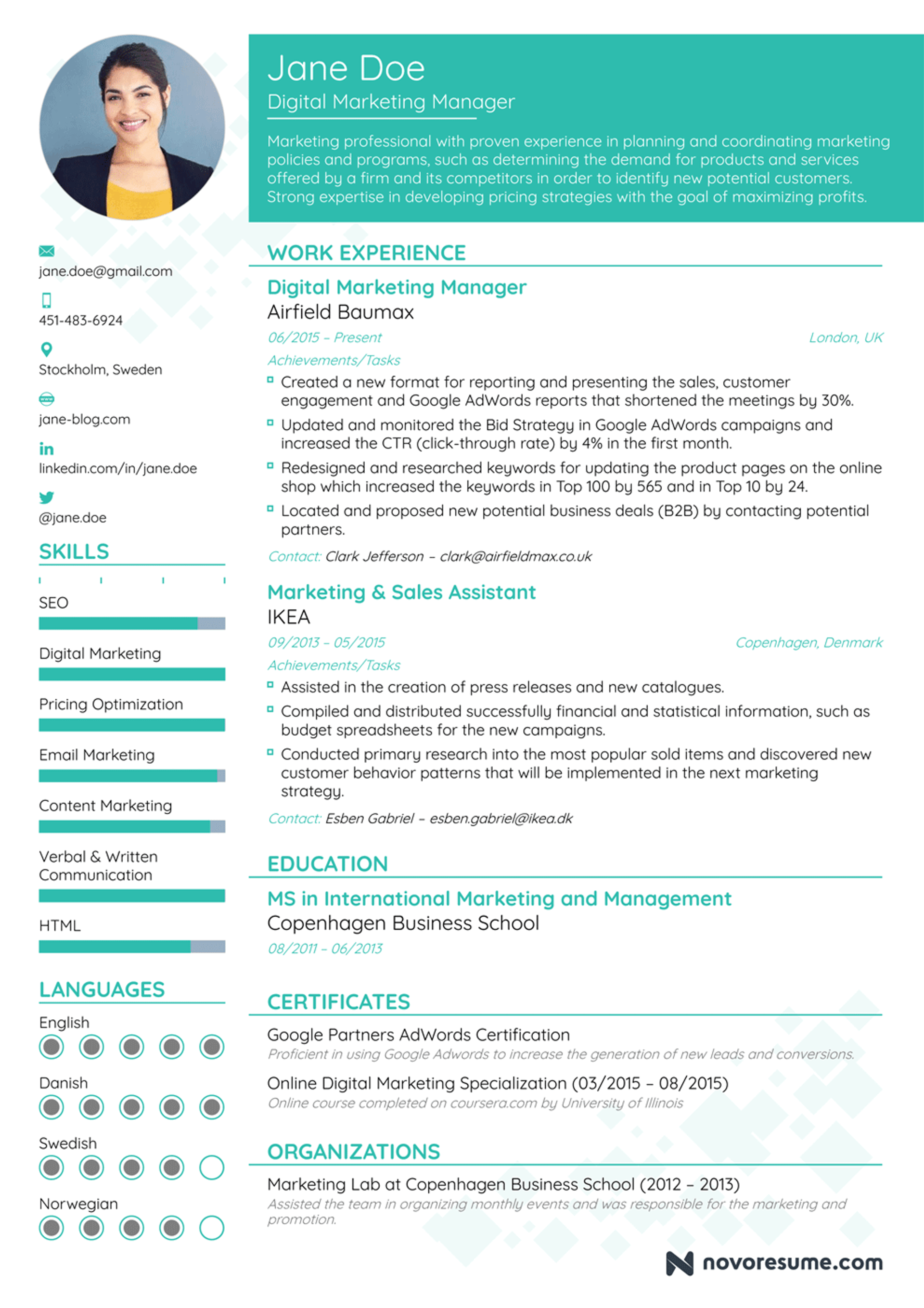 chronological resume drafts Functional Chronological Resume
