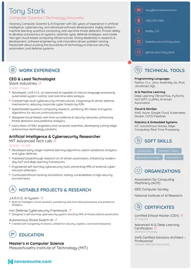 Computer Science Resume