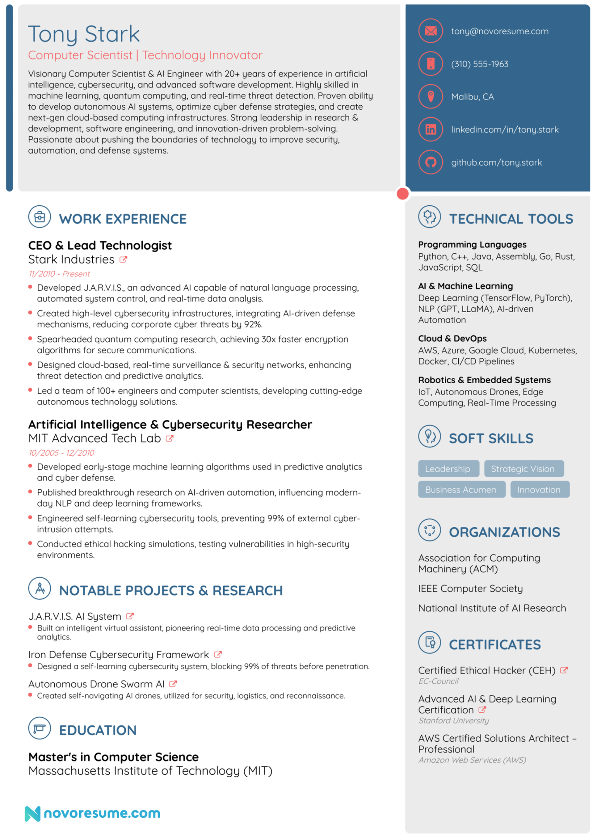 computer science resume drafts Computer Science Resume