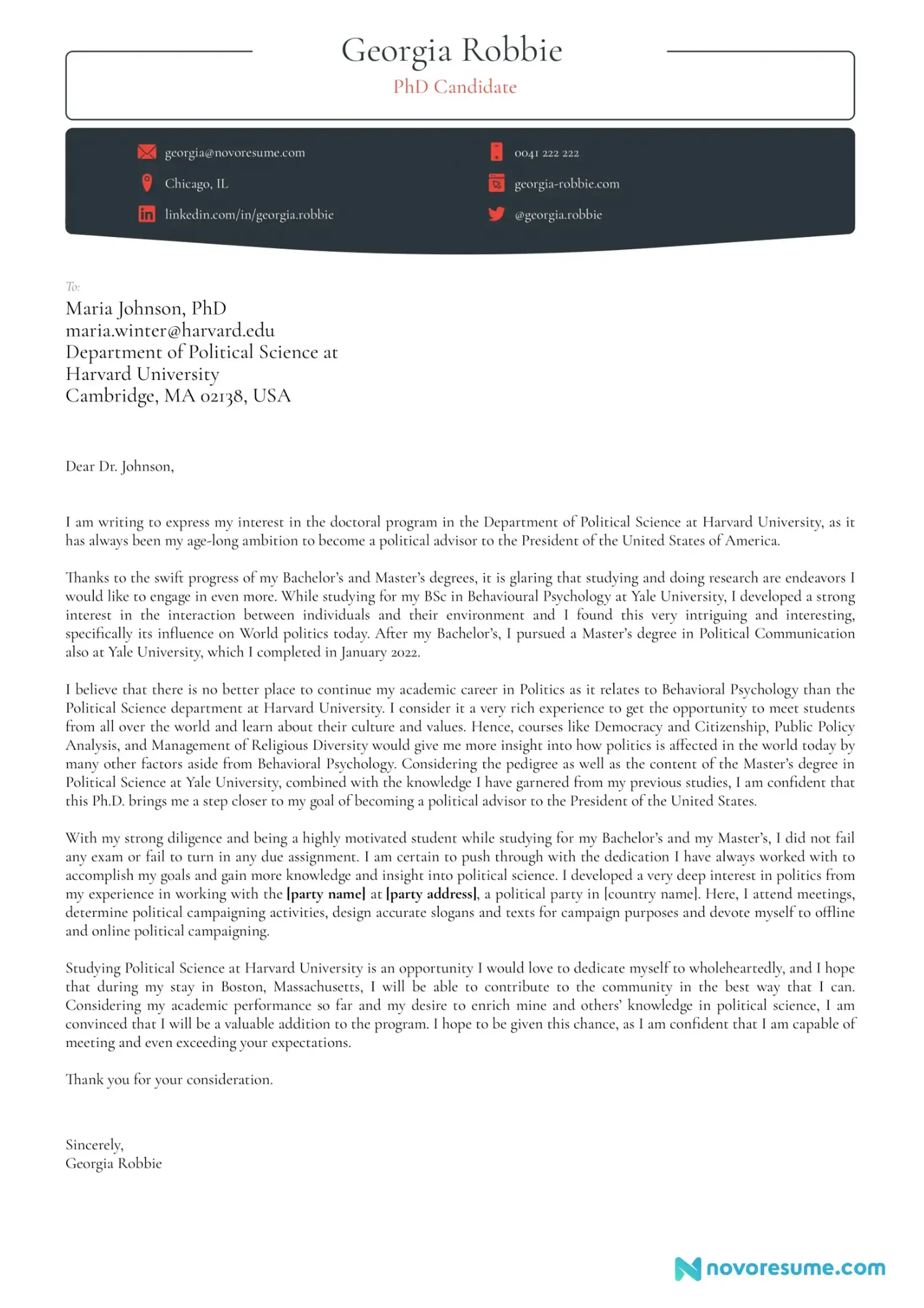 cover letter examples drafts cover letter example for