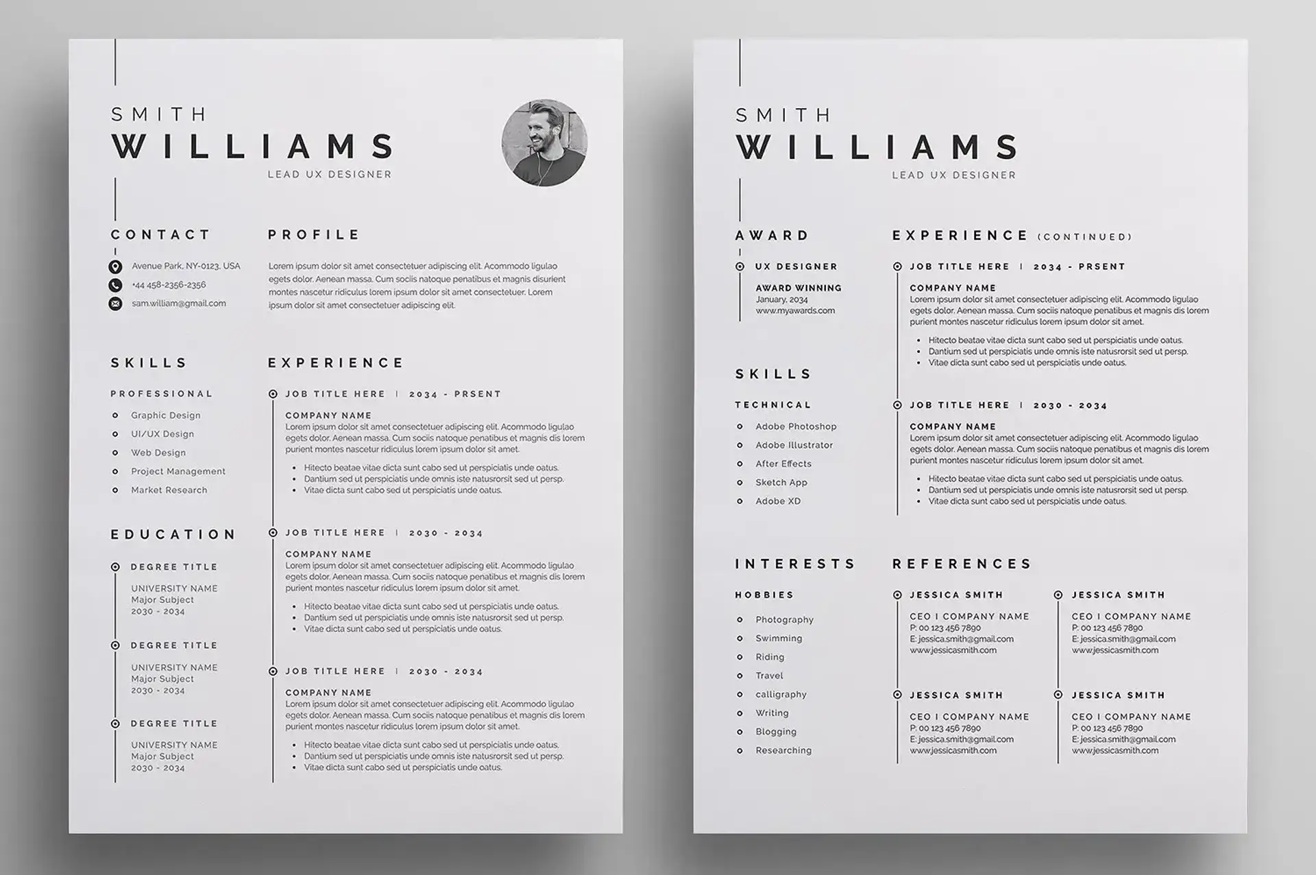 creative resume templates drafts 2 page creative resume