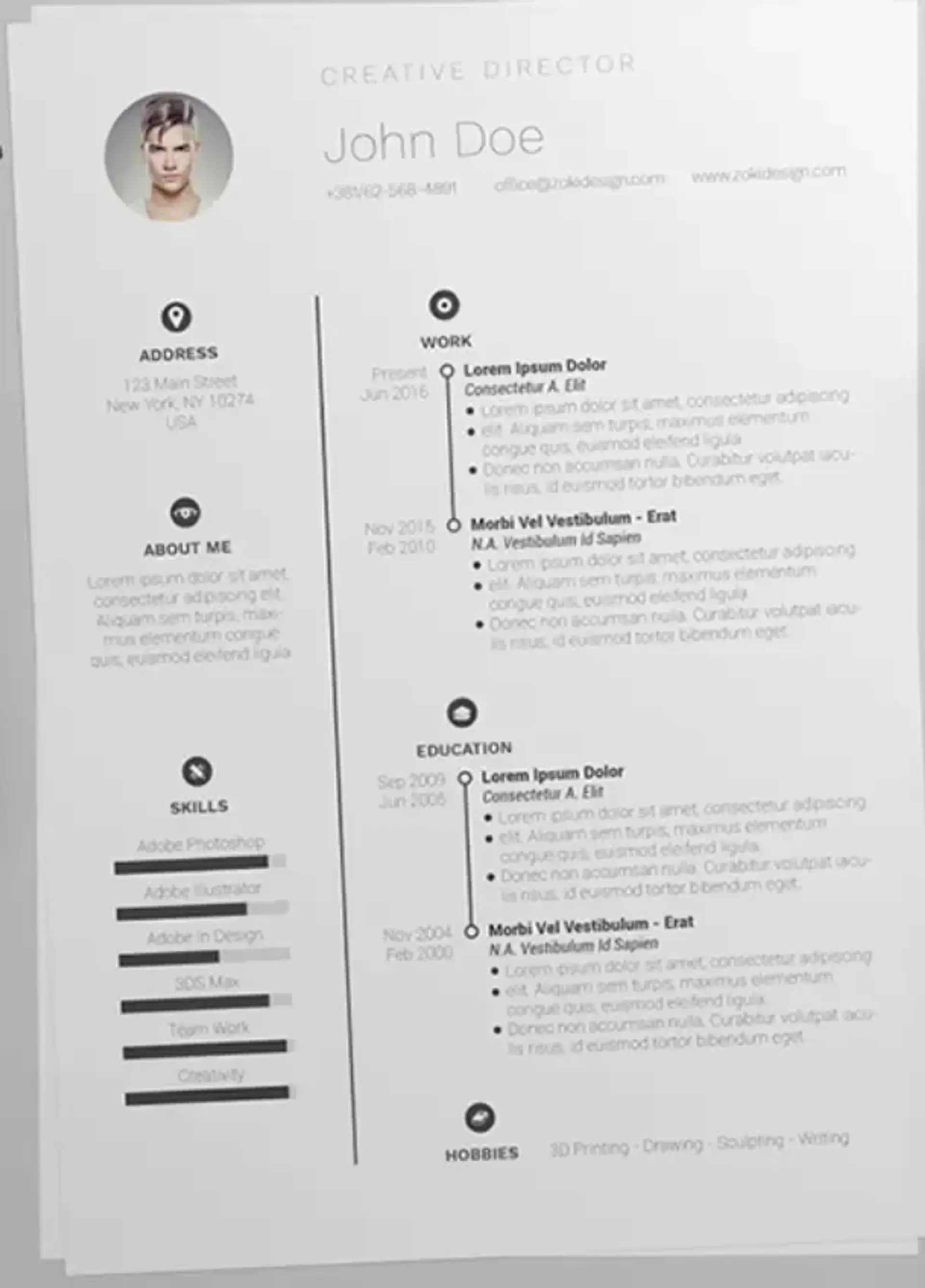 creative resume templates drafts clean resume by