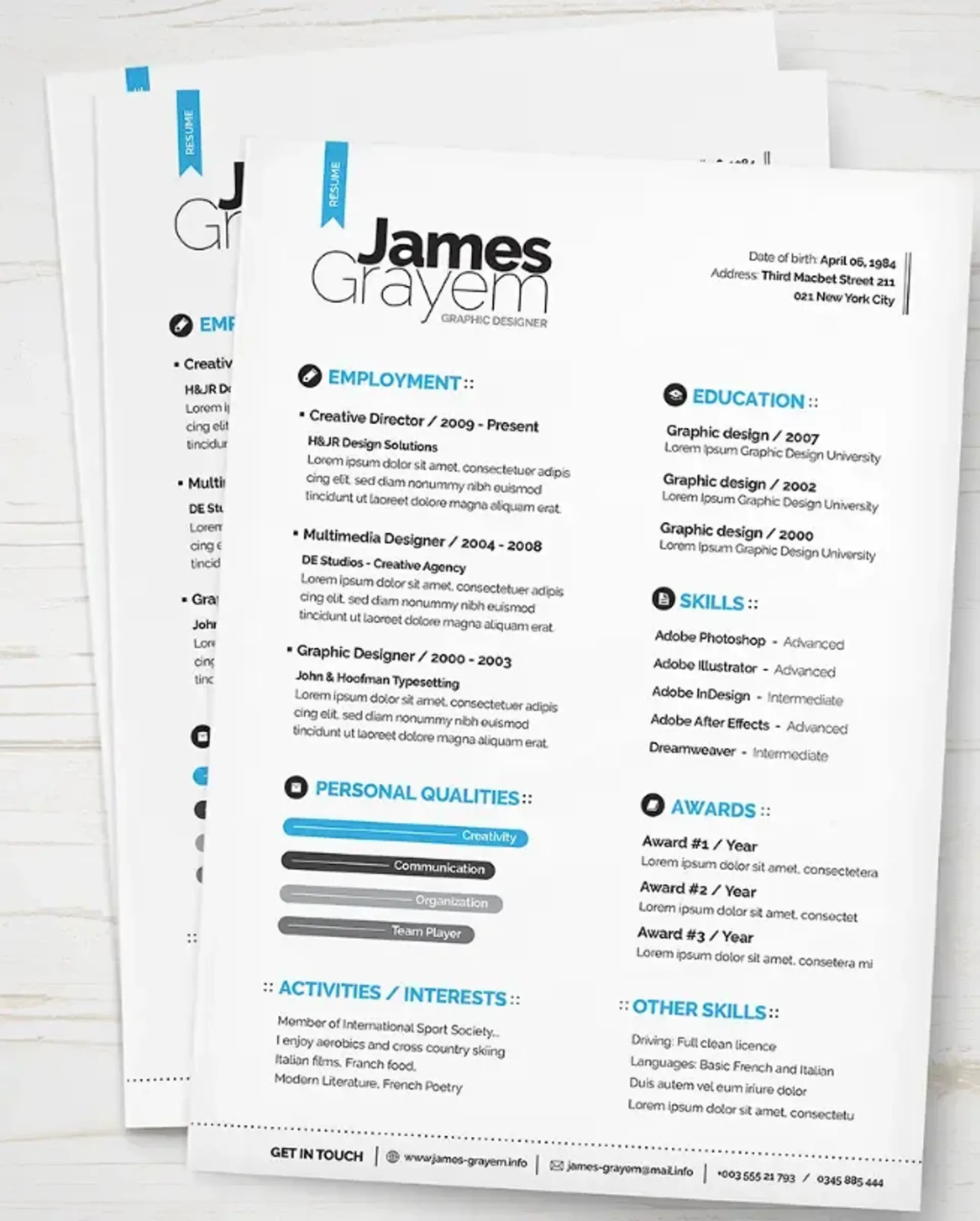creative resume templates drafts creative cv resume
