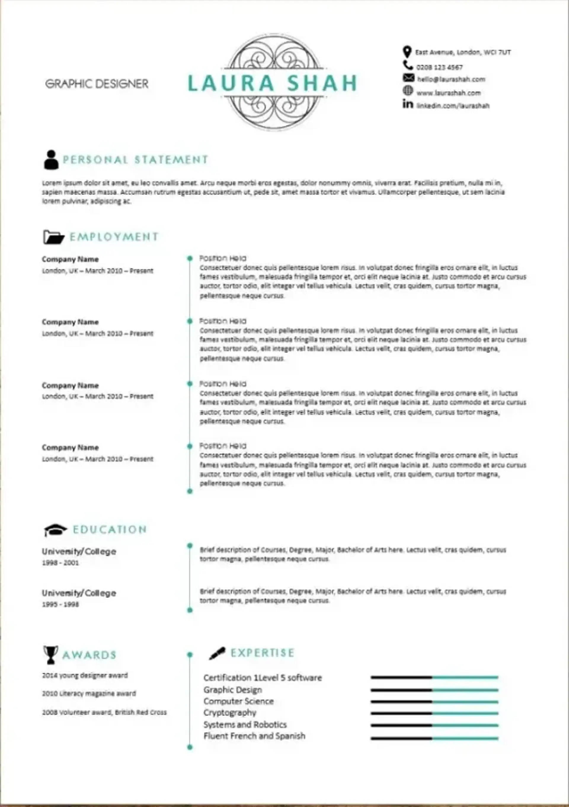 creative resume templates drafts slick elegant resume