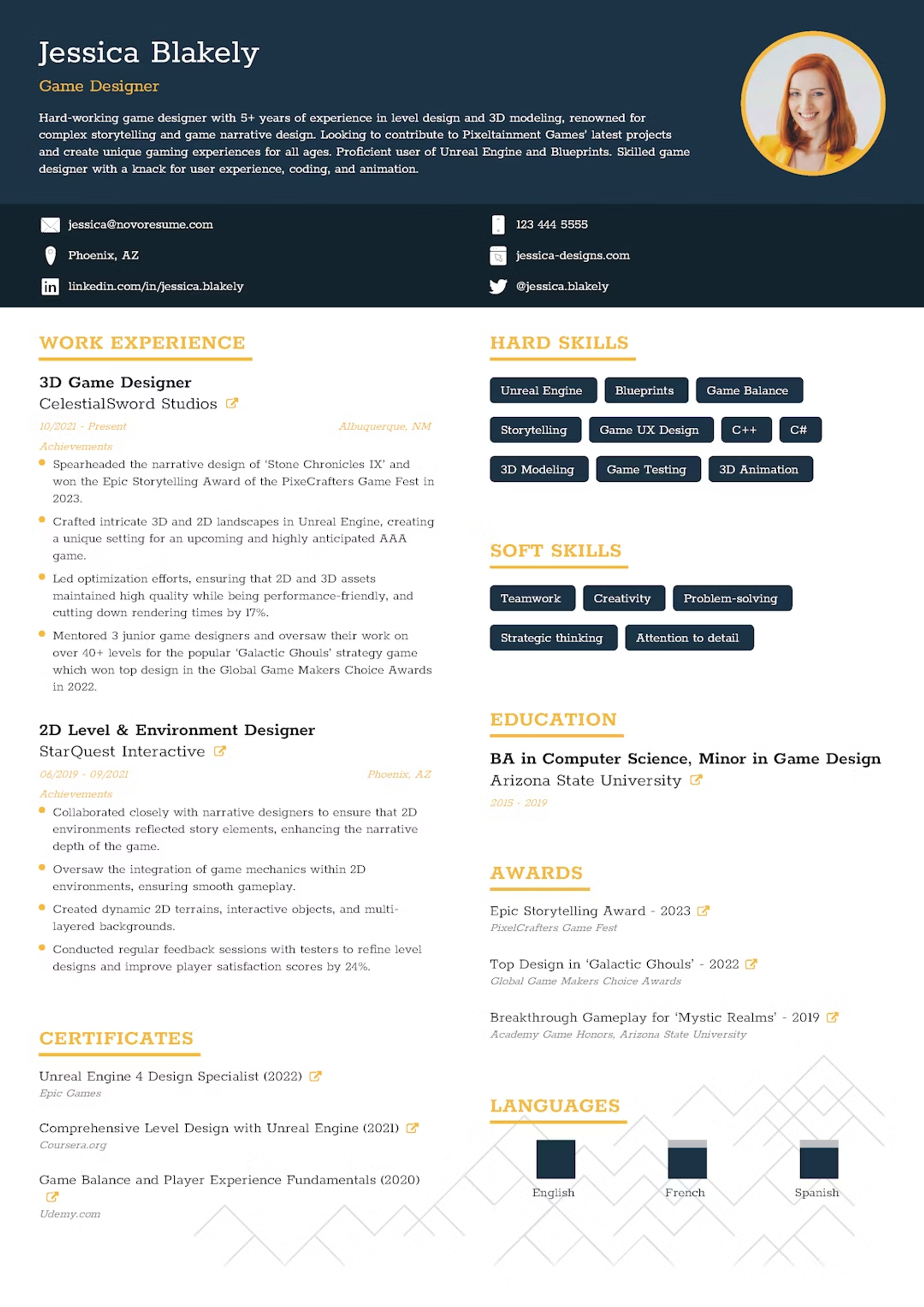 cv format drafts Creative CV