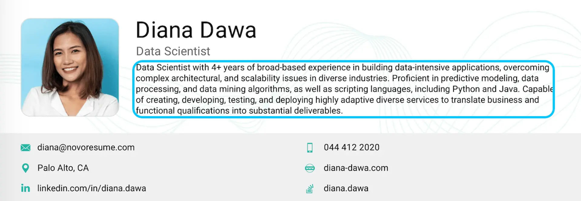 data scientist resume drafts data scientist resume