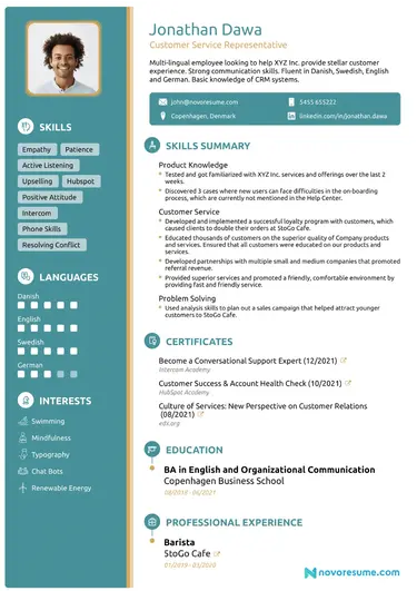 Career Change CV