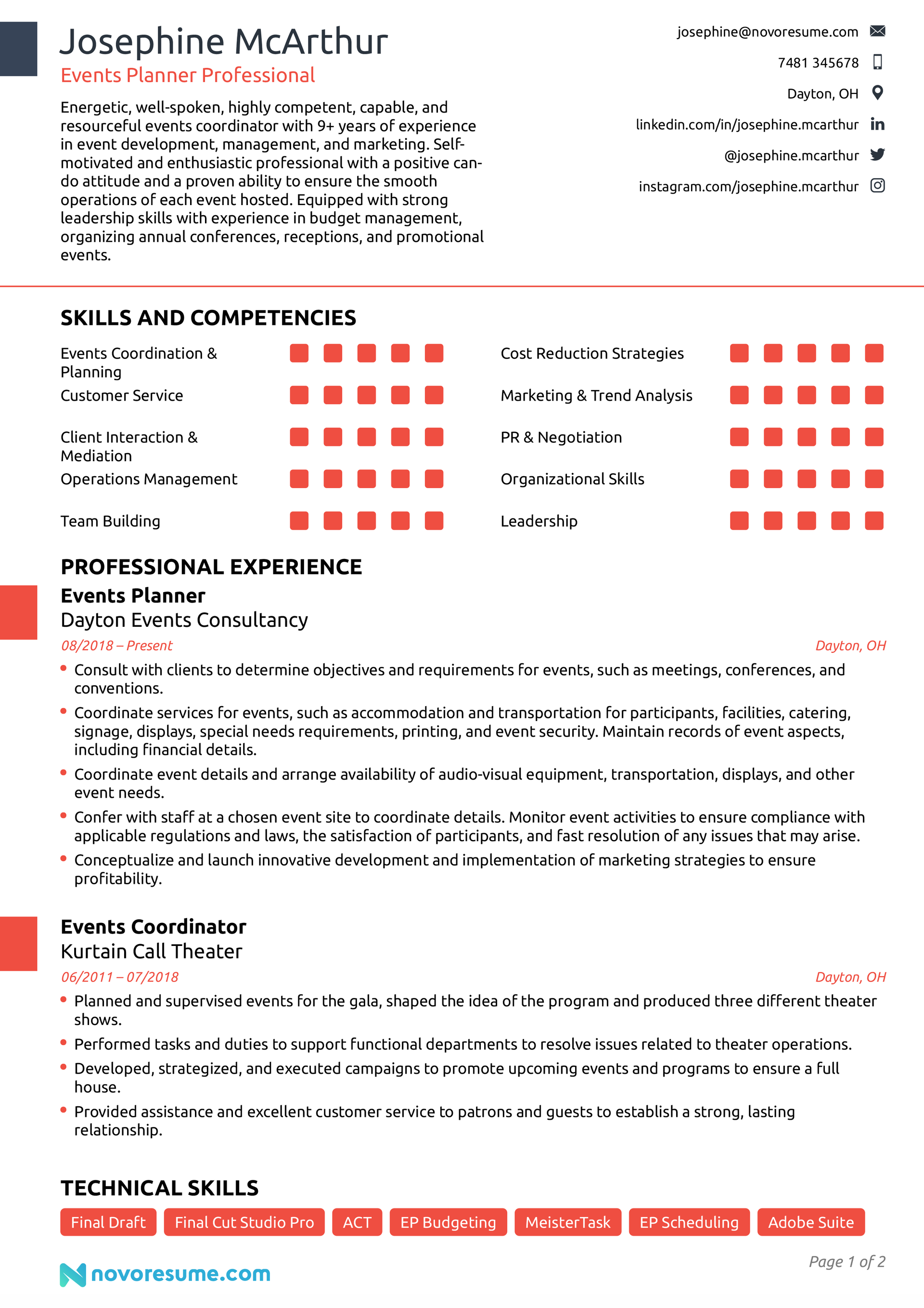 event planner resume drafts event planner resume