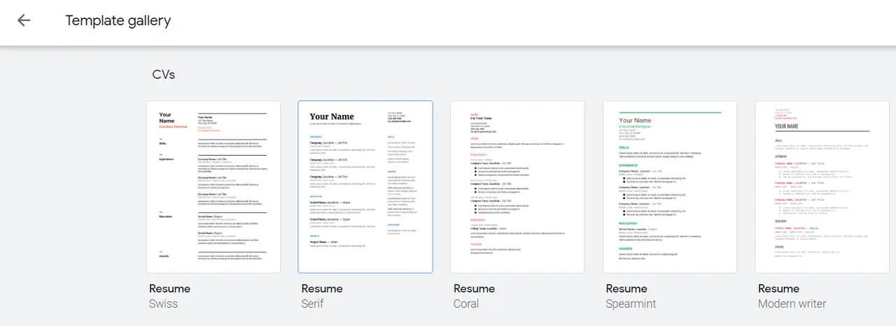 20+ Google Docs Resume Templates for 2026 [Download Now]