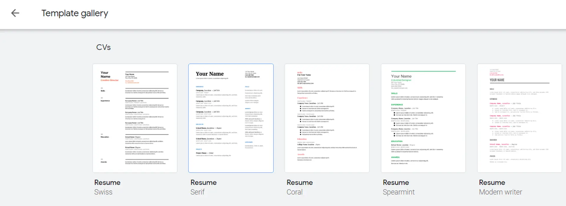 google docs resume templates drafts google docs resume