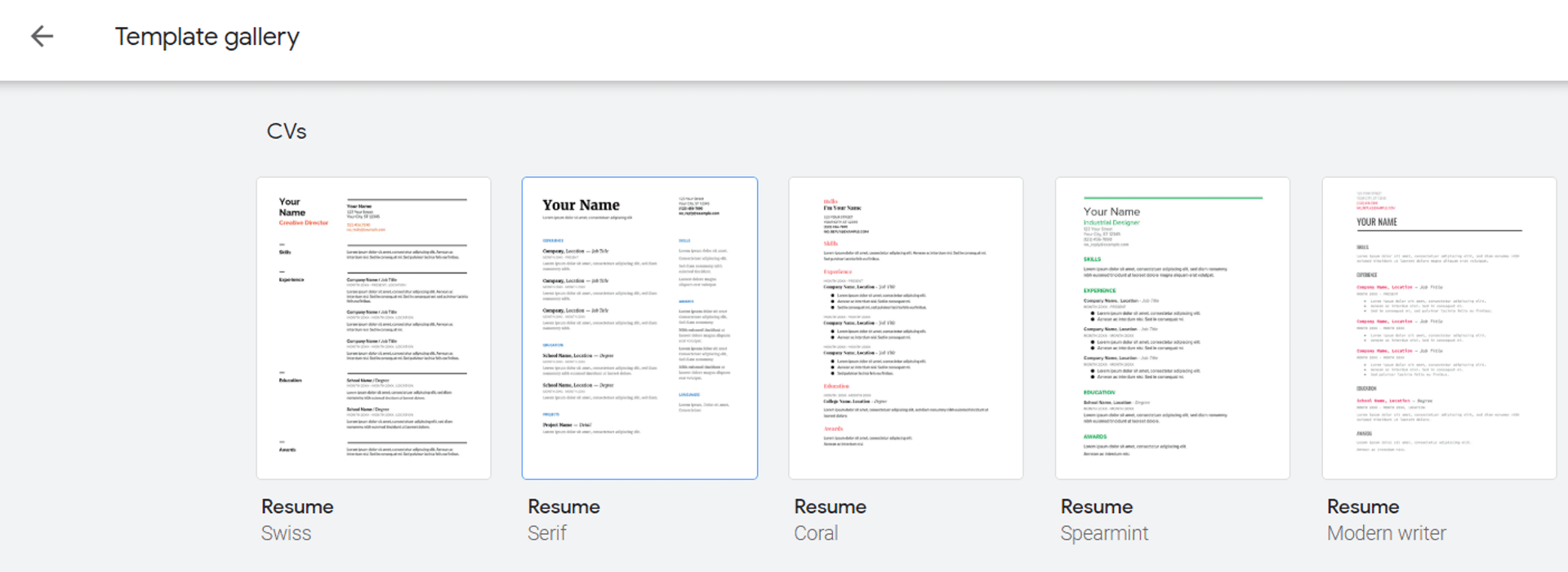 google docs resume templates drafts google docs resume