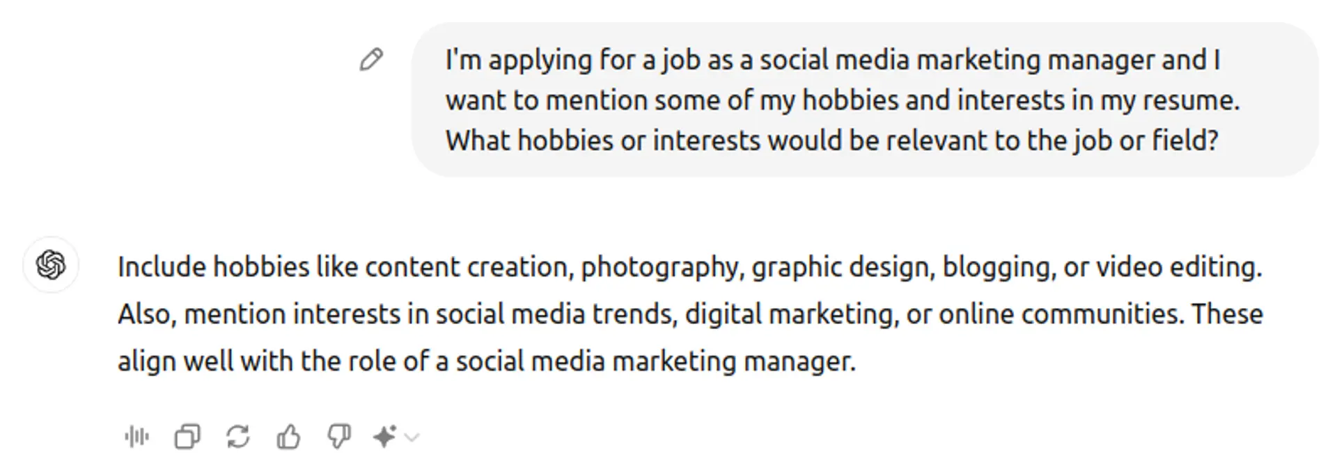 how to create a resume with chatgpt drafts Optional Resume Sections with