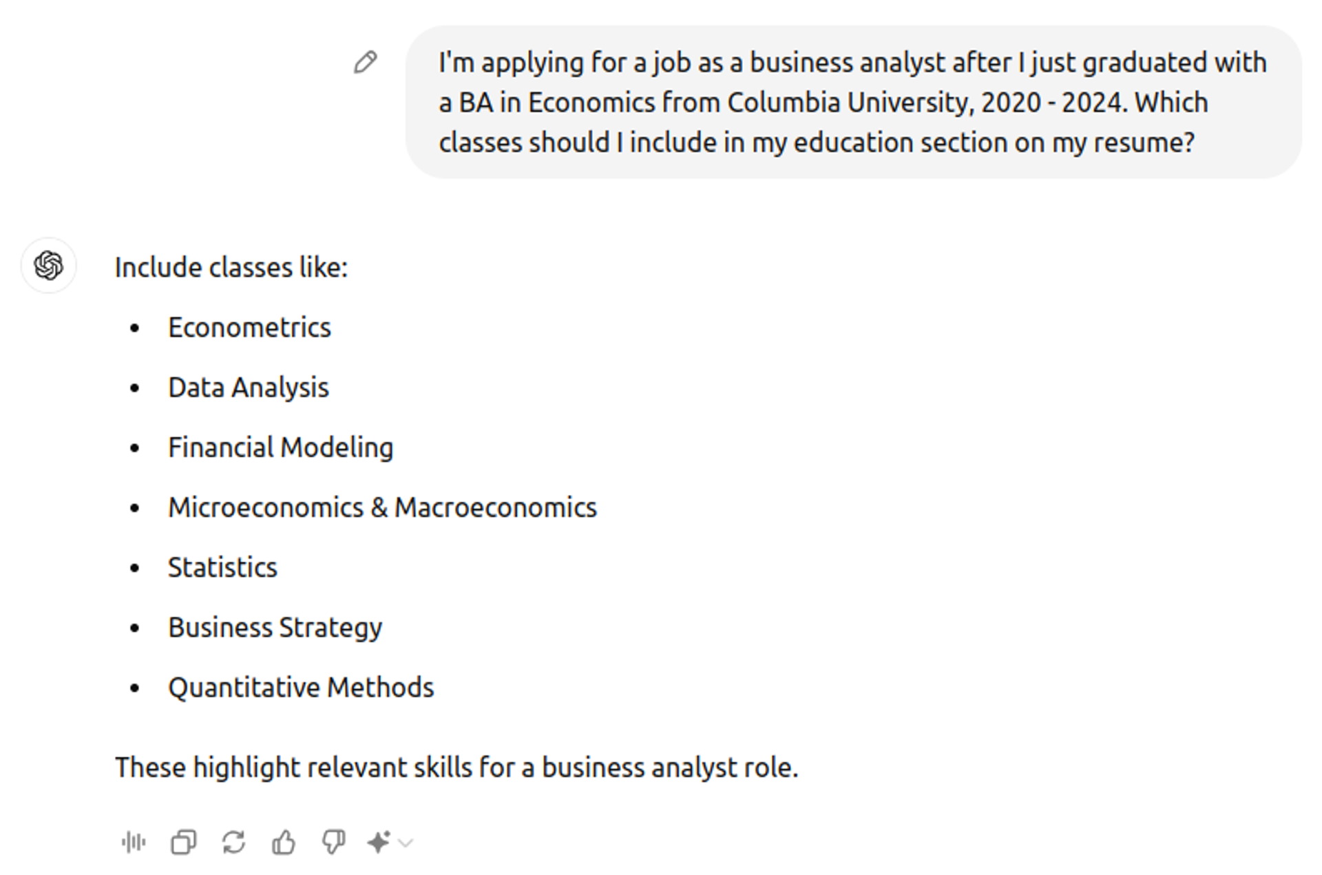 how to create a resume with chatgpt drafts education for resume with