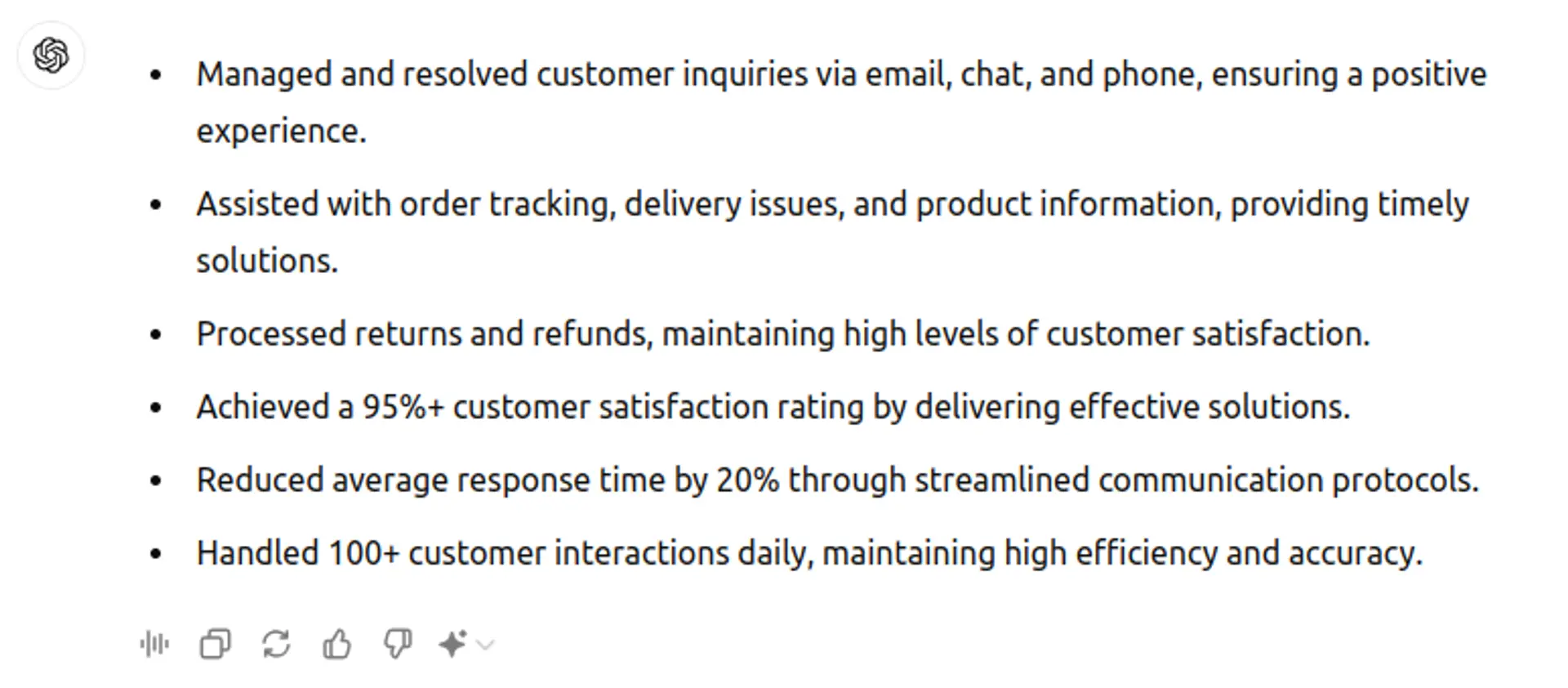 how to create a resume with chatgpt drafts relevant experience resume with