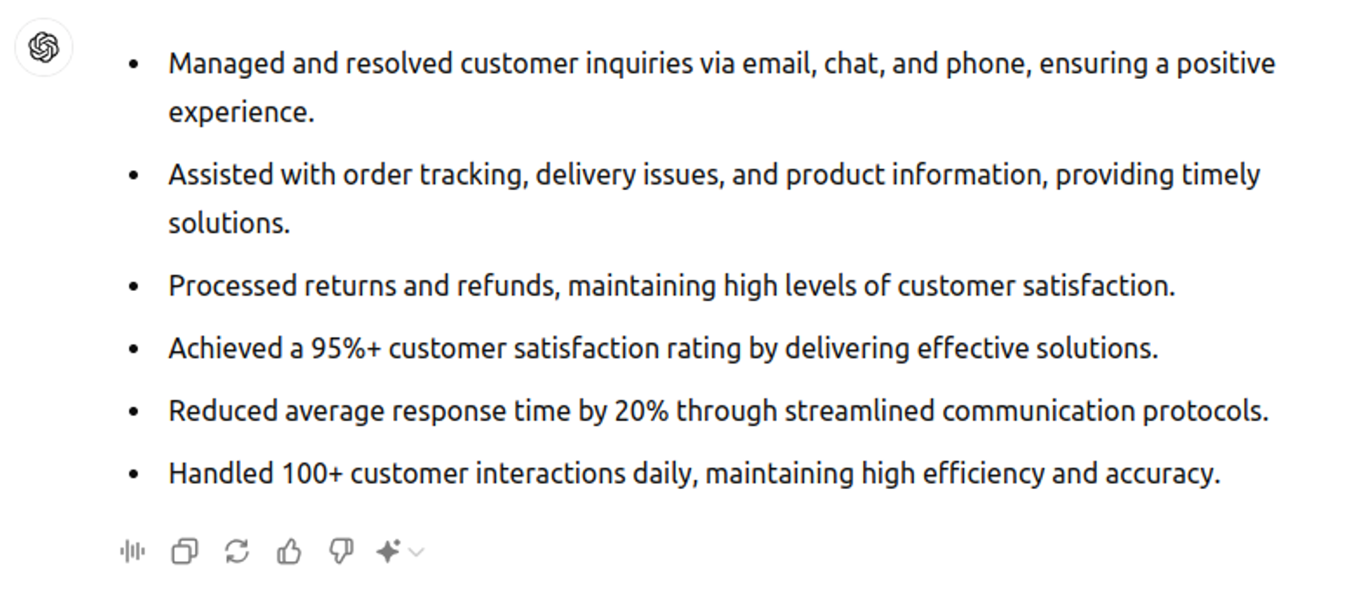 how to create a resume with chatgpt drafts relevant experience resume with