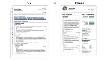 cv vs