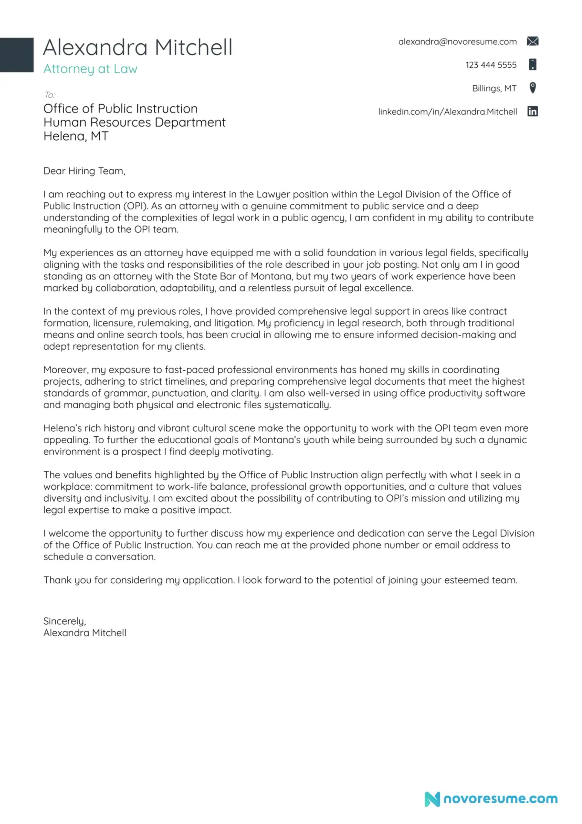 how to write a cover letter guide drafts Lawyer Cover