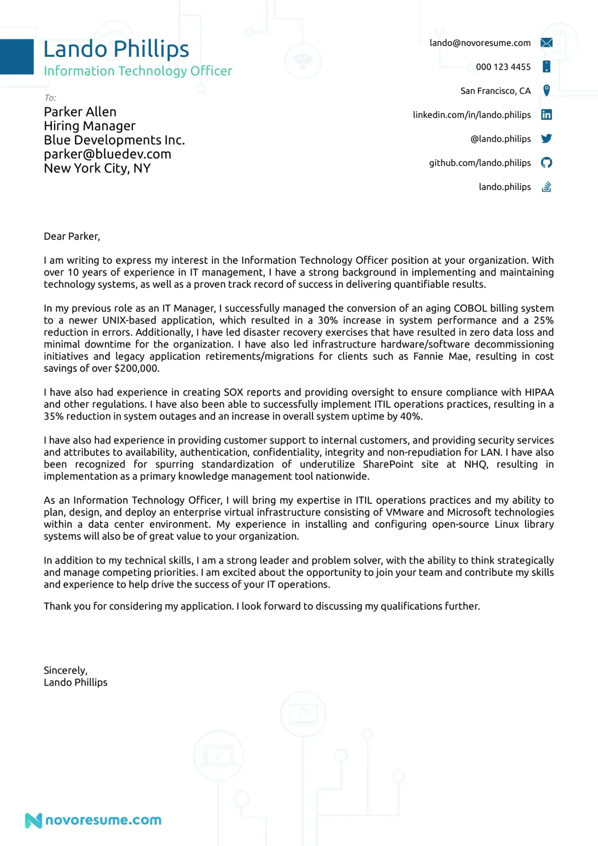 how to write a cover letter guide drafts Senior Executive Cover Letter
