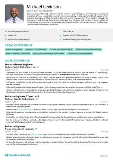 Software Engineer CV