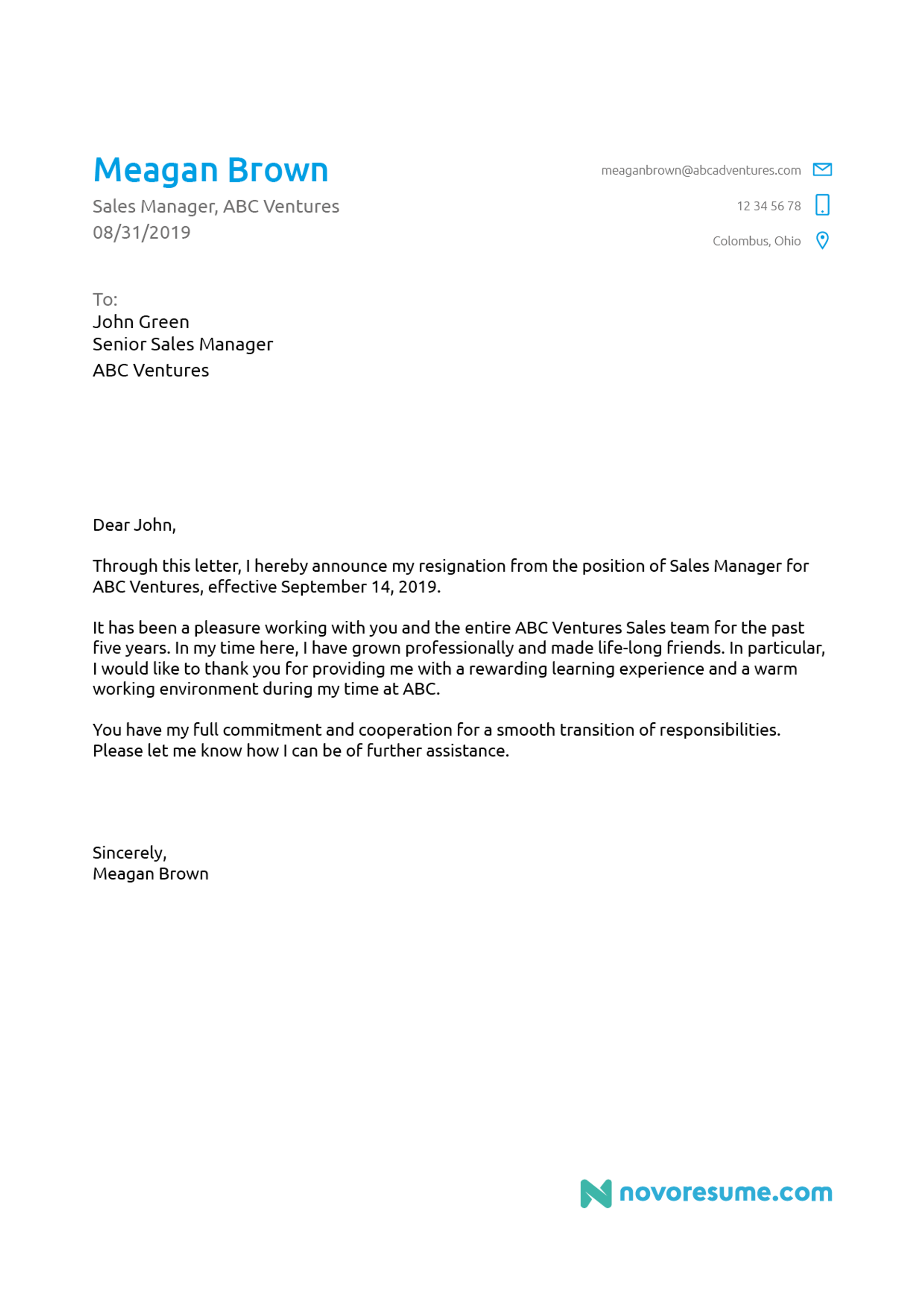 how to write a letter of resignation drafts resignation letter