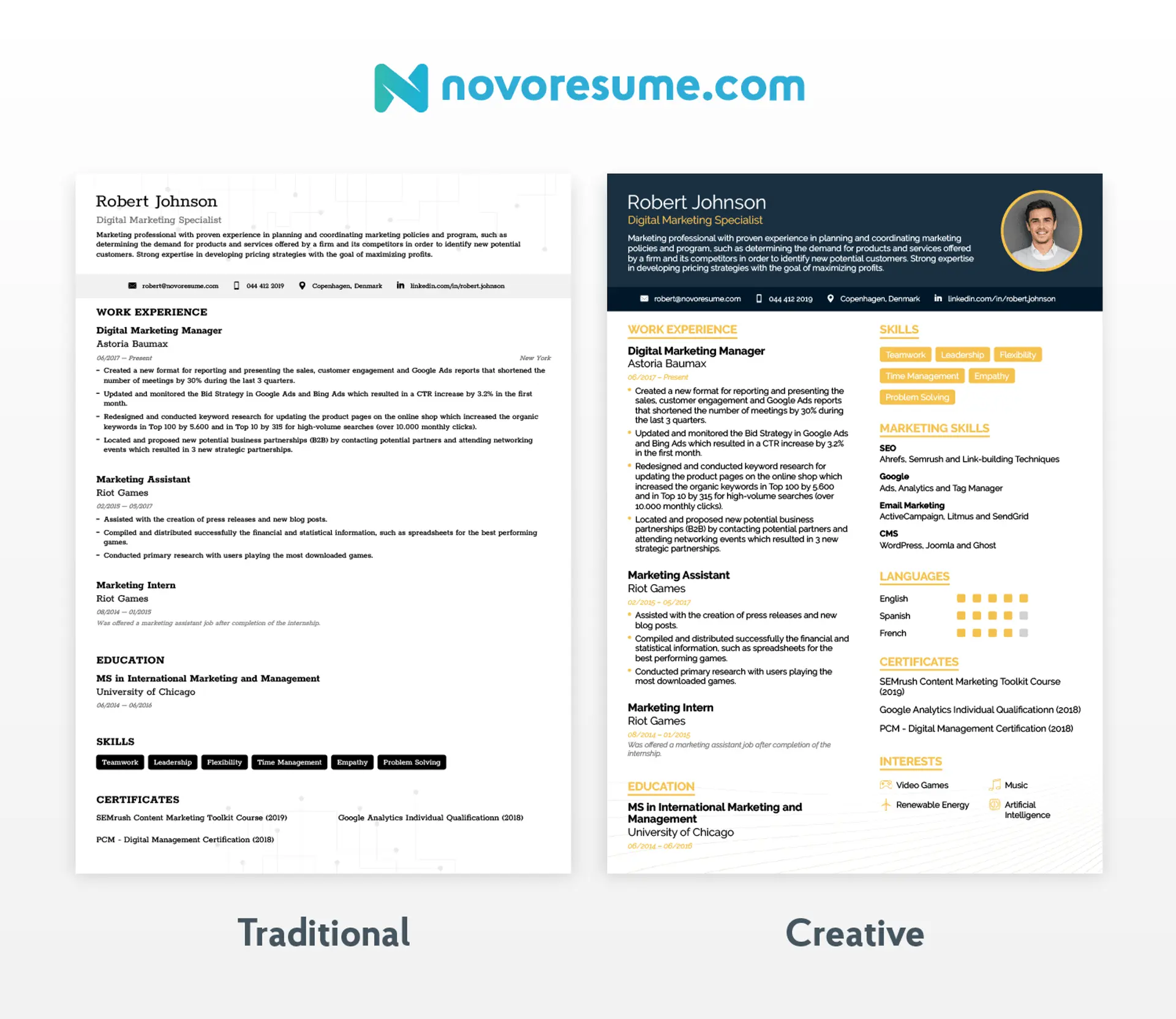 how to write a resume guide drafts traditional vs modern