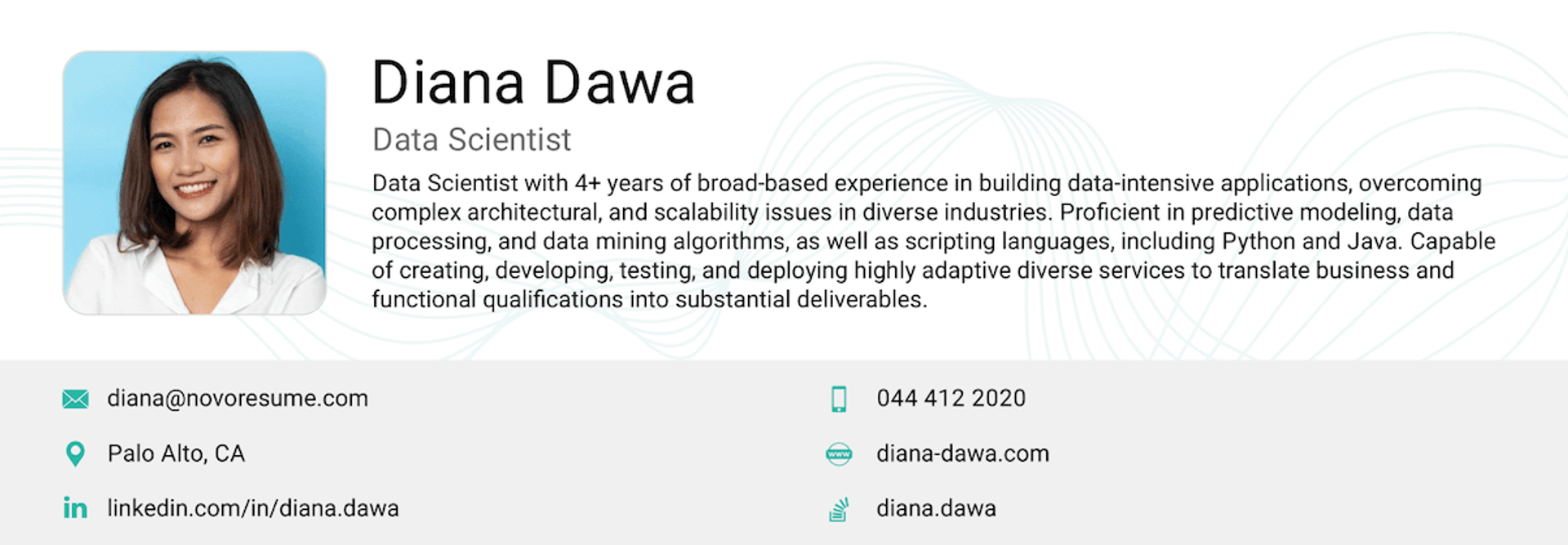 how to write a resume with ai drafts AI optimized resume contact