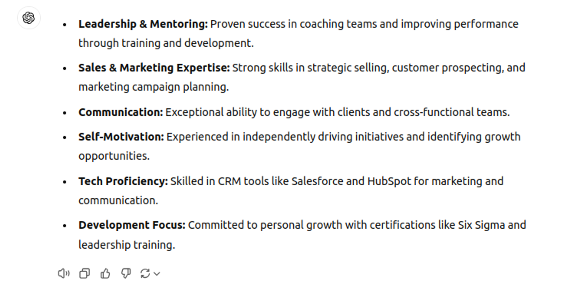 how to write a resume with ai drafts Address Your Relevant Skills with Chatgpt