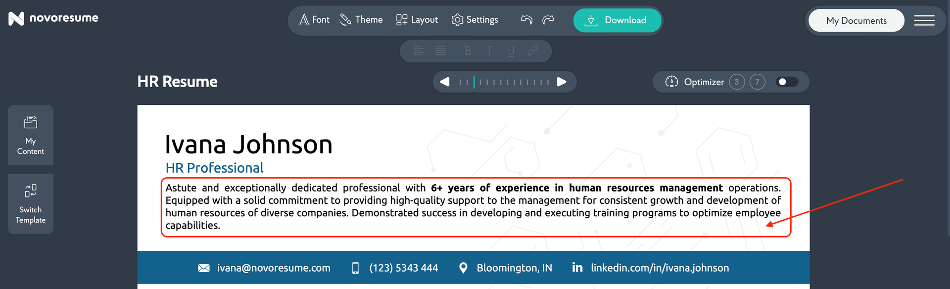 hr resume drafts resume summary for hr