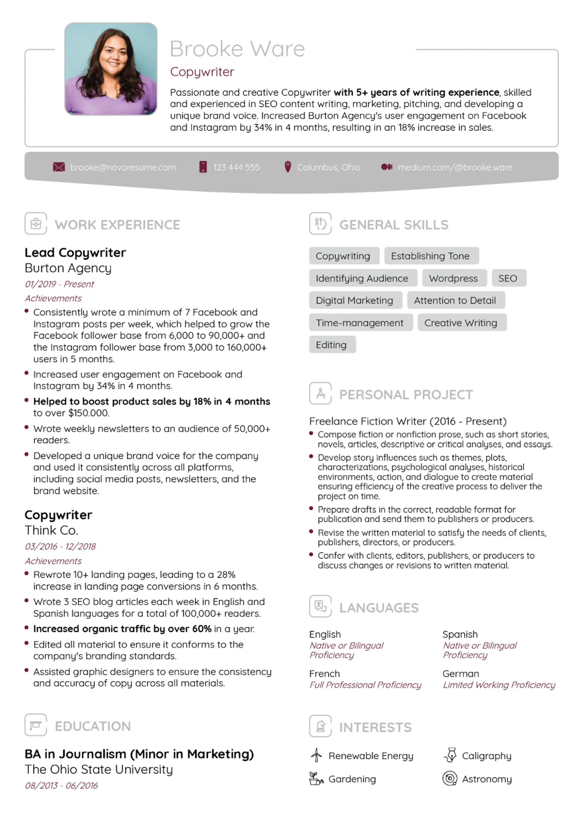 including photo on resume drafts Traditional Resume With