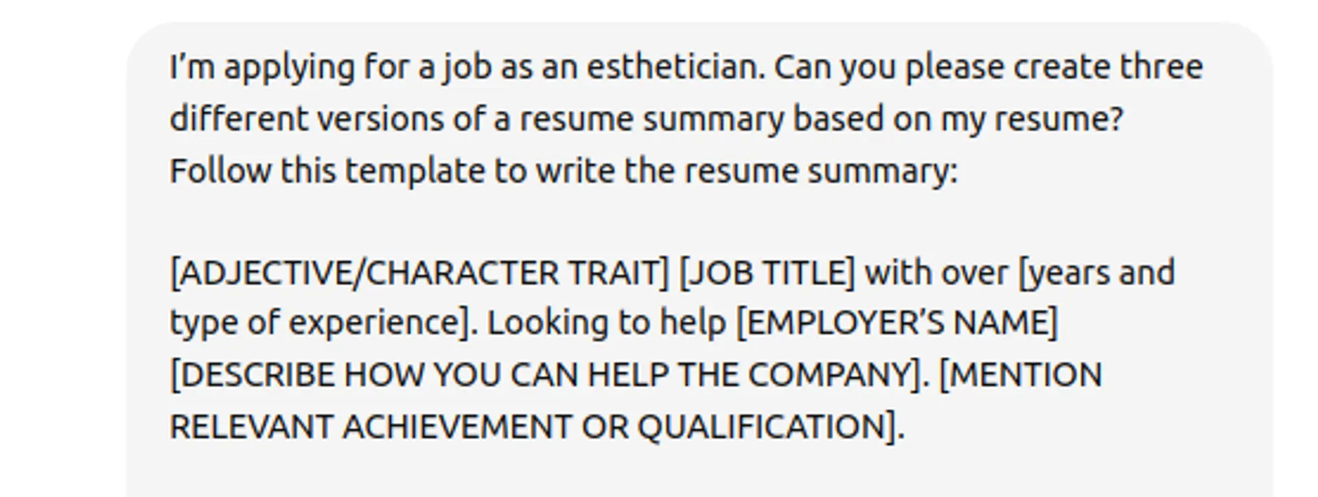 is using chatgpt for resume bad drafts ChatGPT Resume Objective